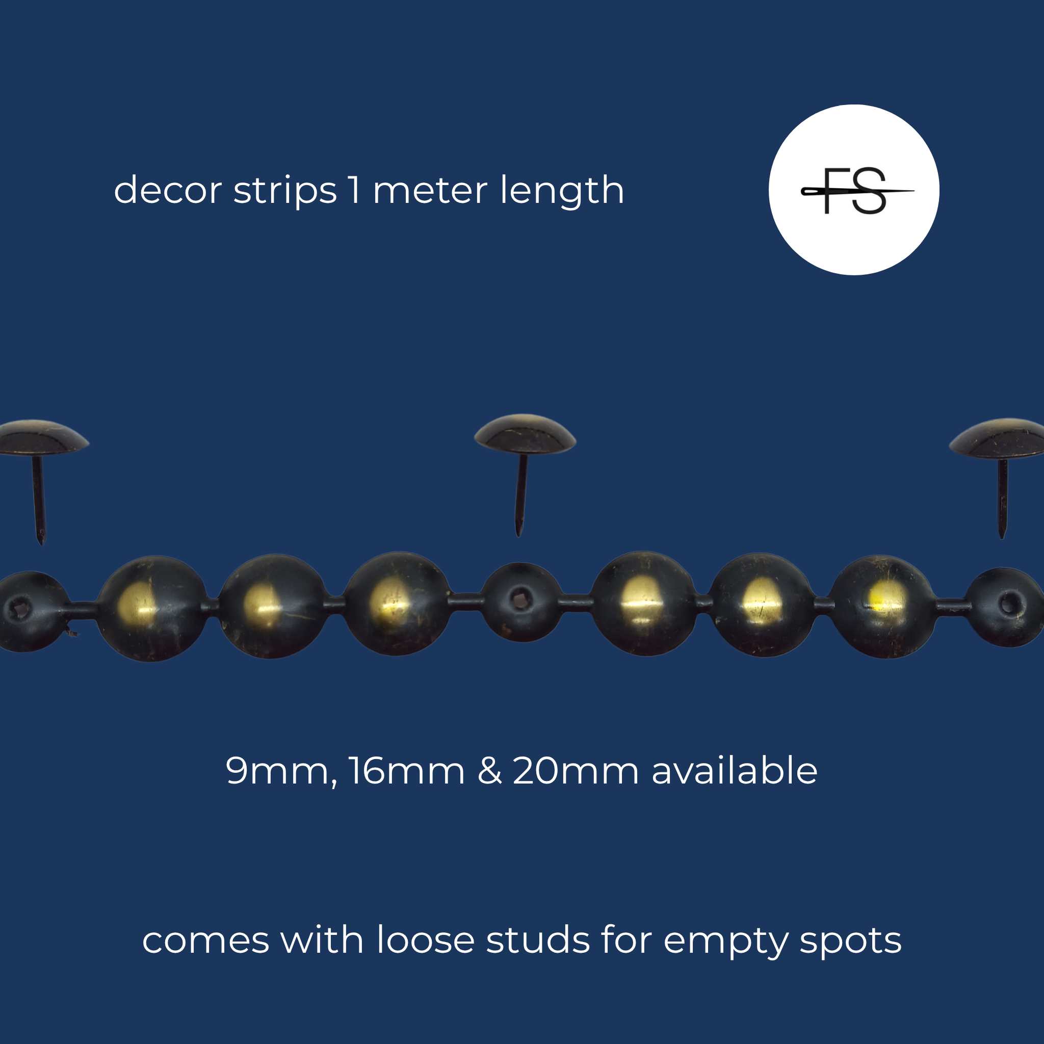 Decor strips and studs