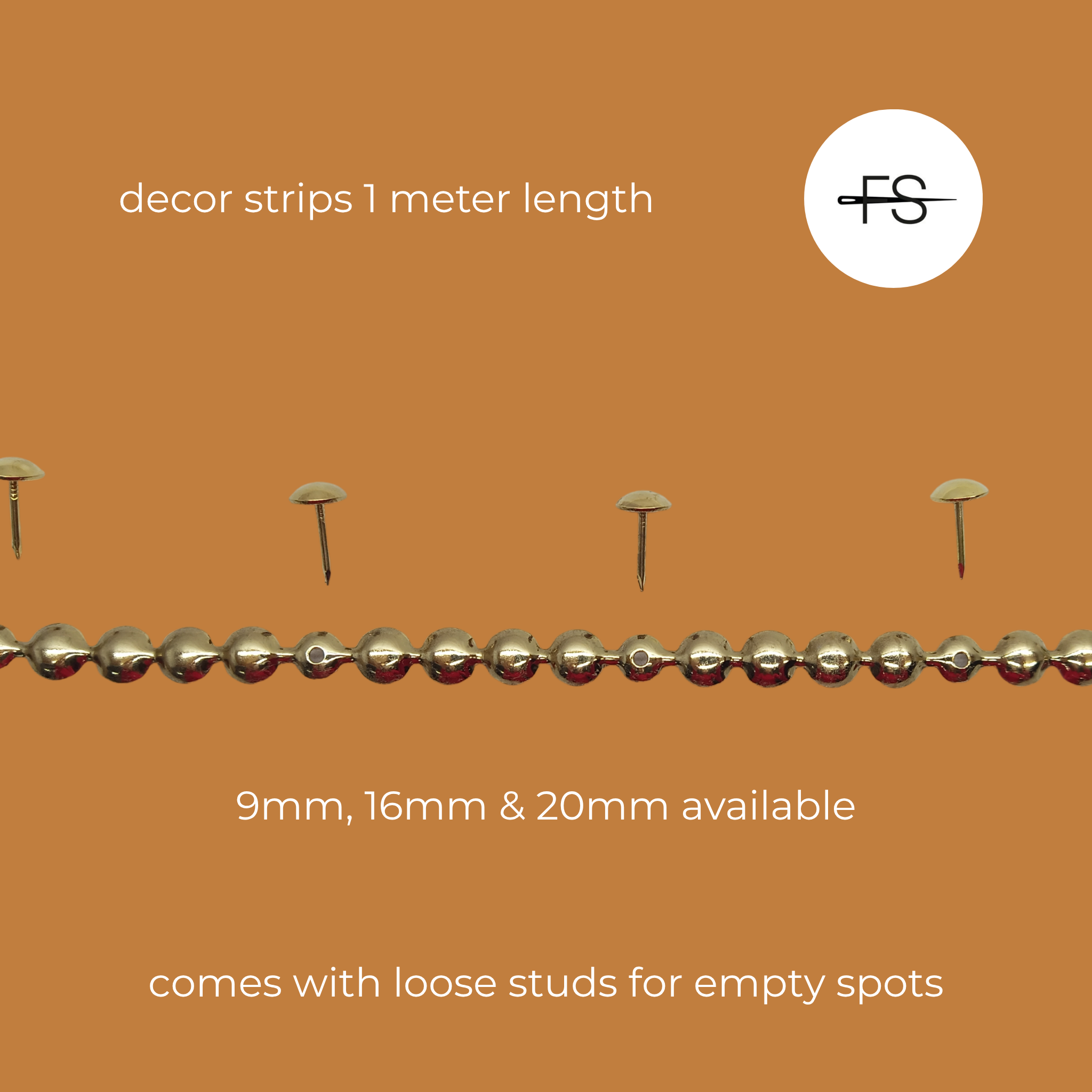 Decor strips and studs