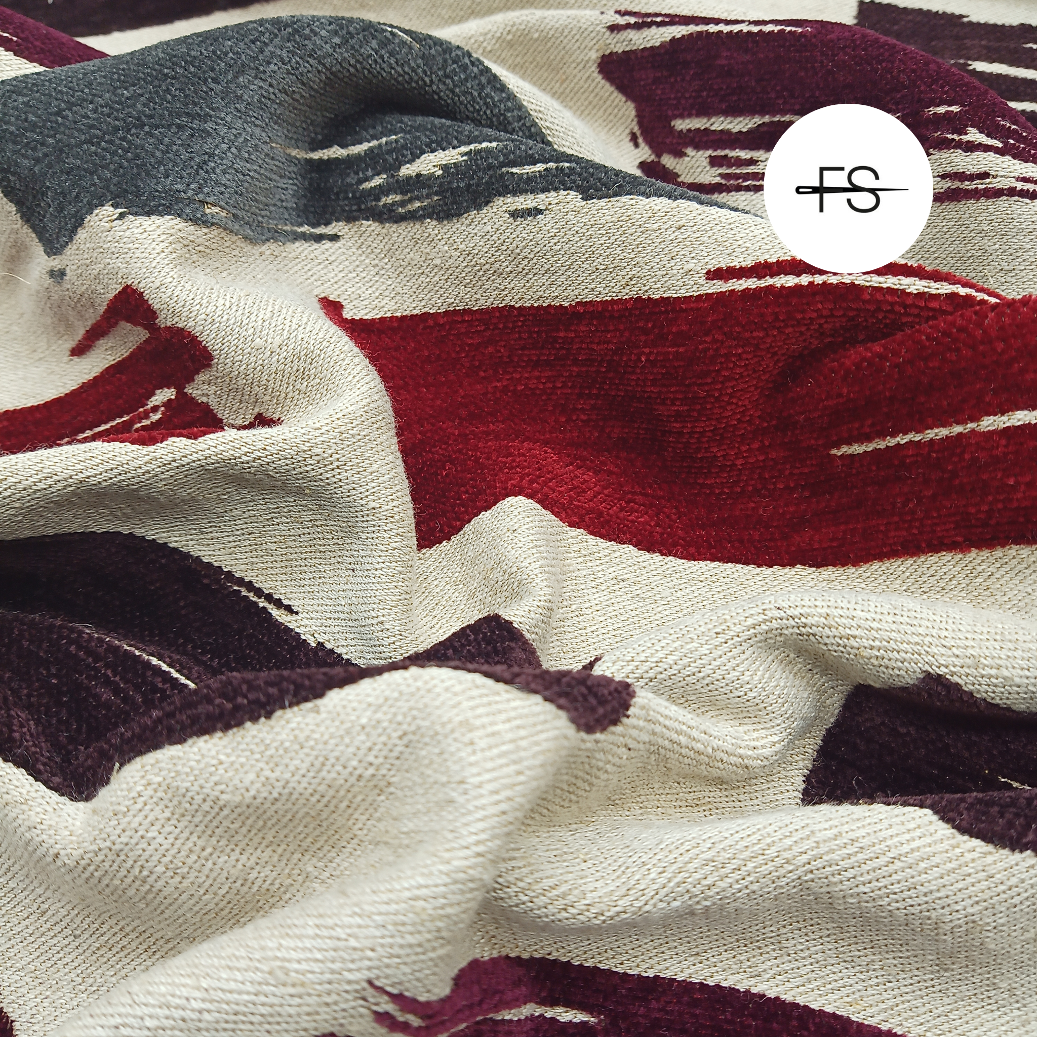 Upholstery fabric : Brushstroke