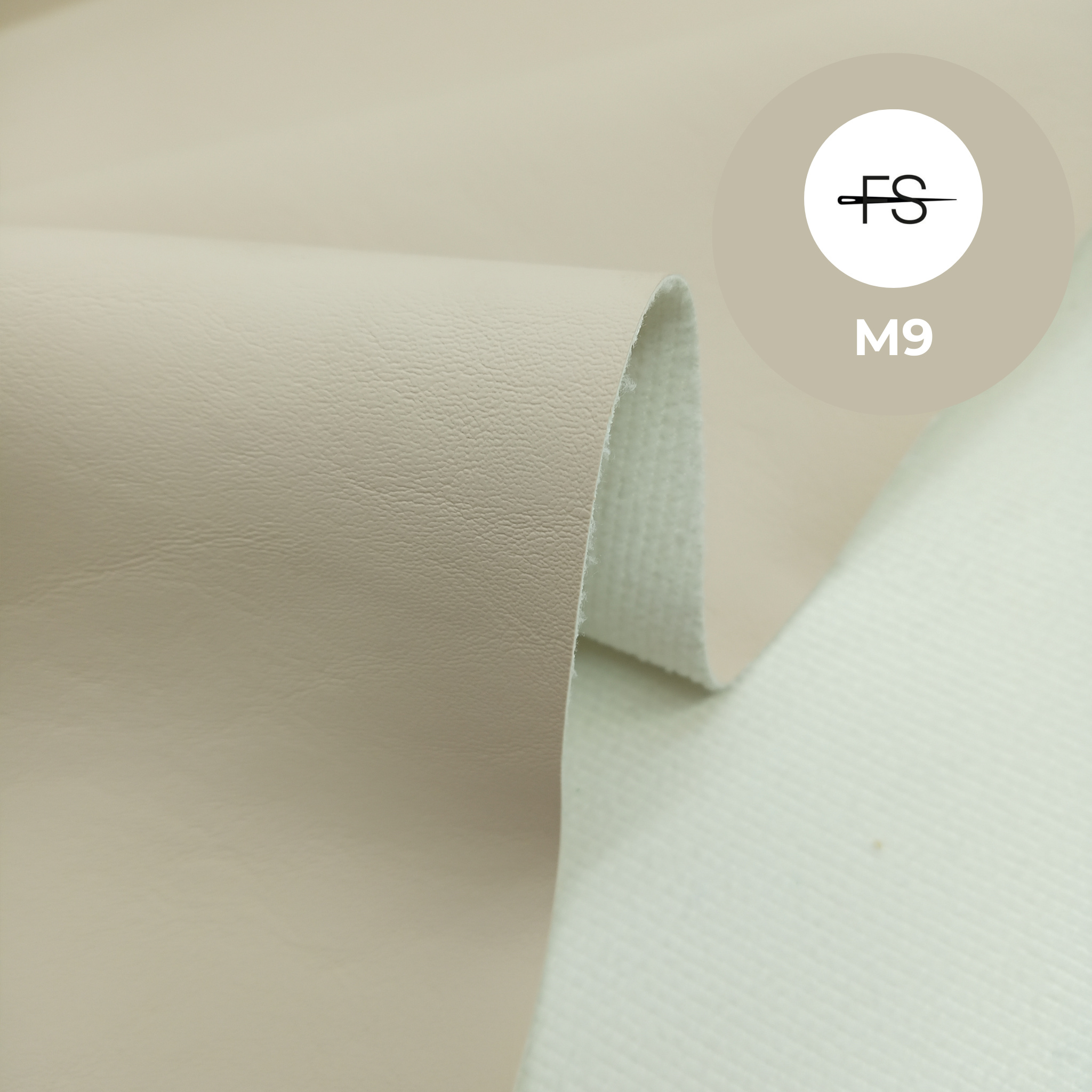 Beige waterproof marine vinyl