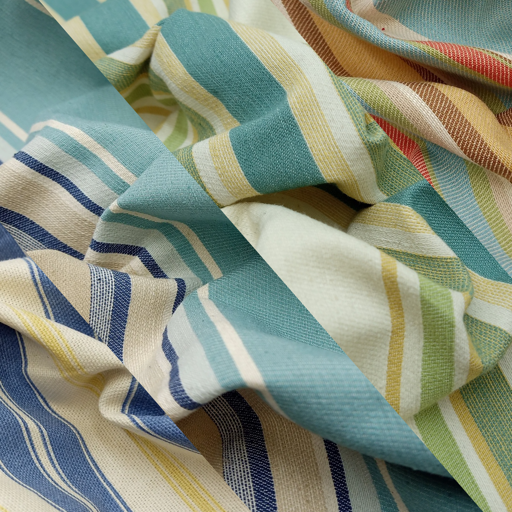 Upholstery fabric: Colourful stripes