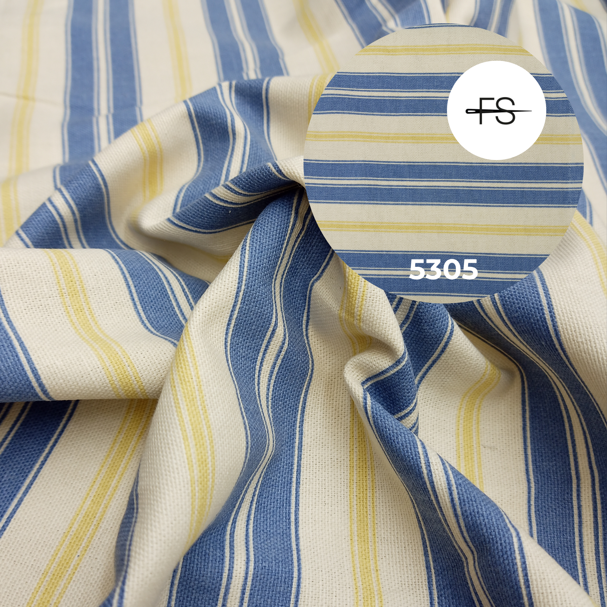 Upholstery fabric: Colourful stripes