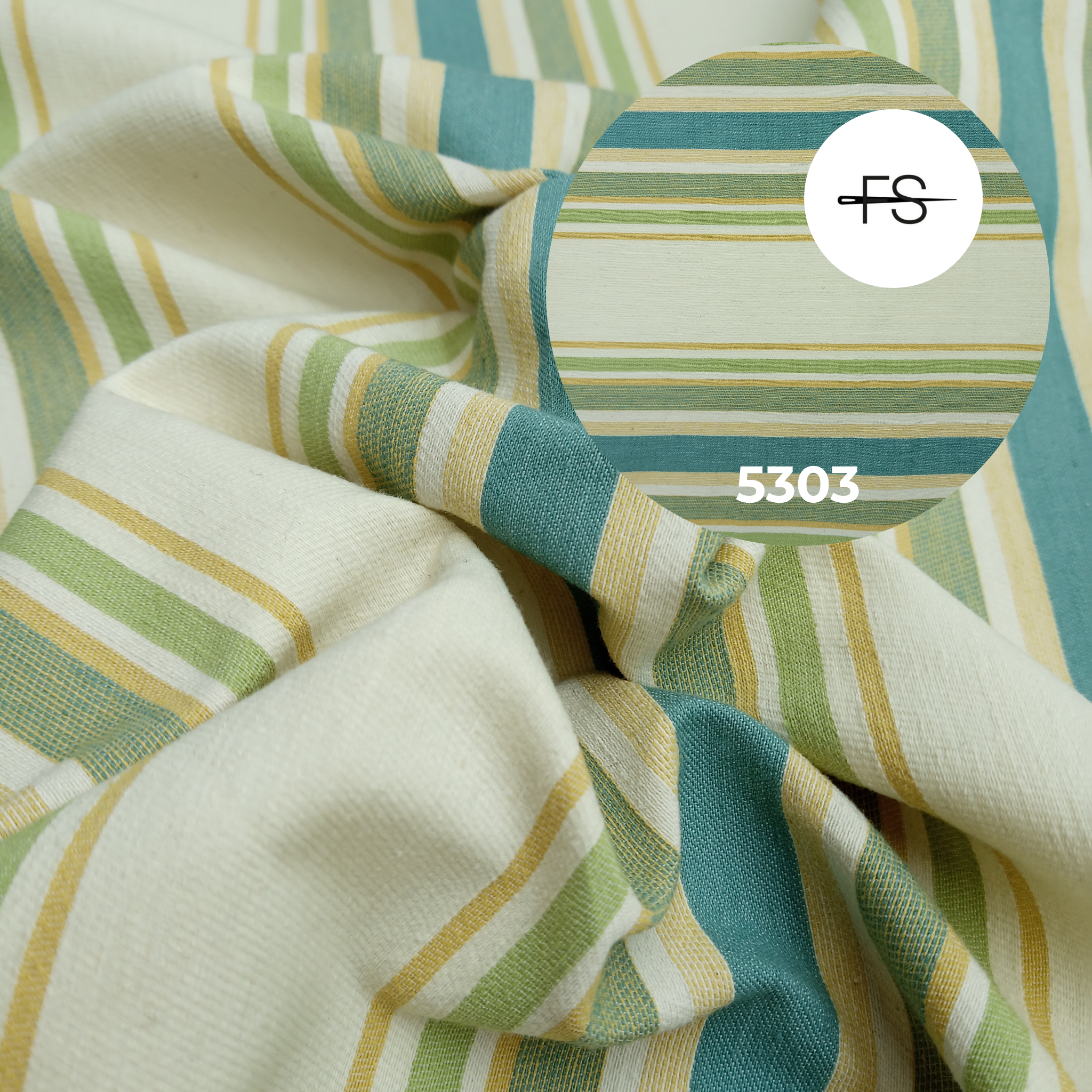 Upholstery fabric: Colourful stripes