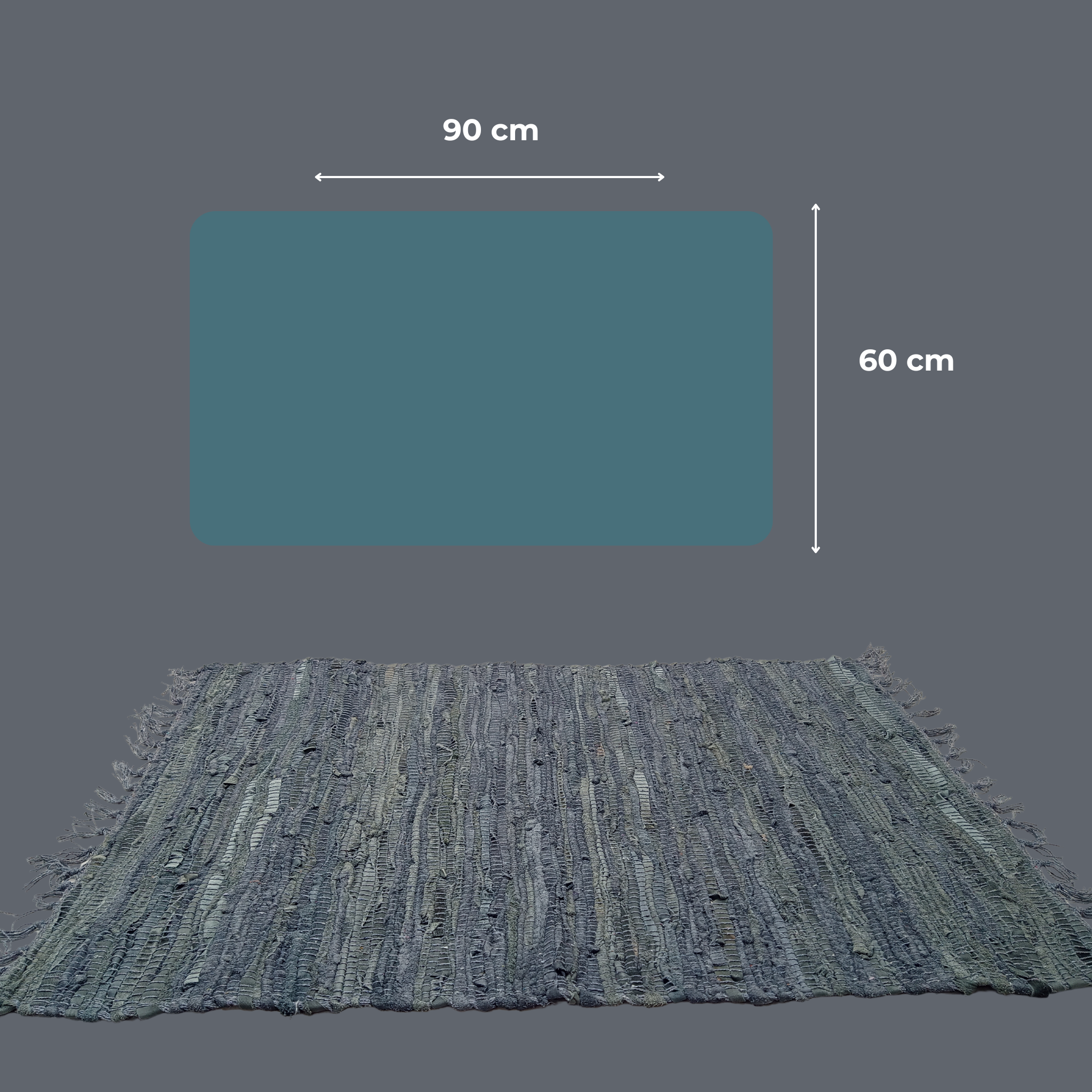 Genuine leather/vinyl mat