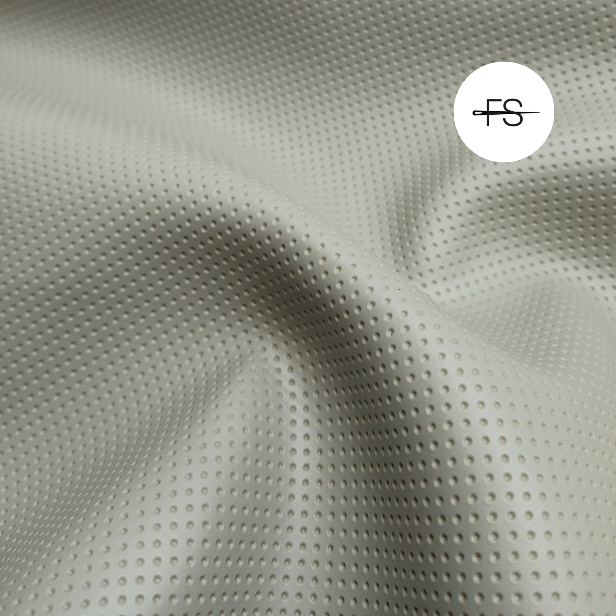 Semi Perforated Grey Vinyl