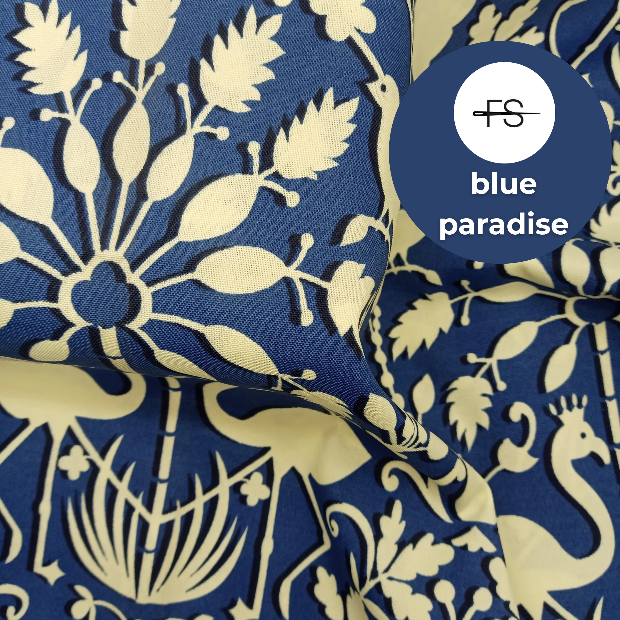 Fabric Table cloth: Blue Paradise