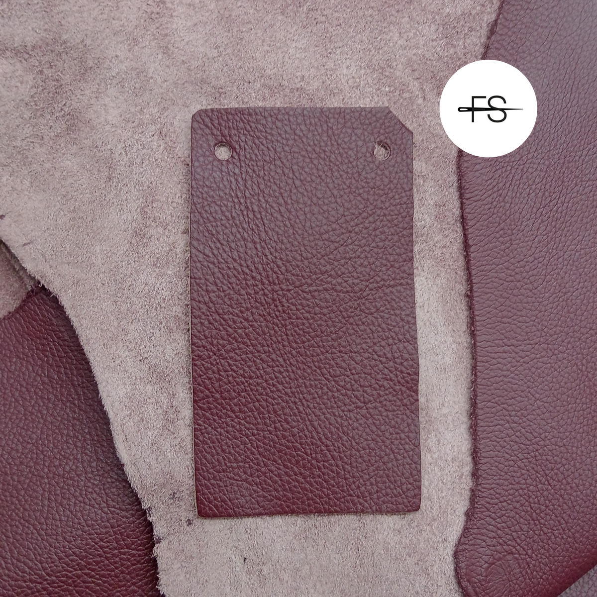 Genuine Leather Maroon