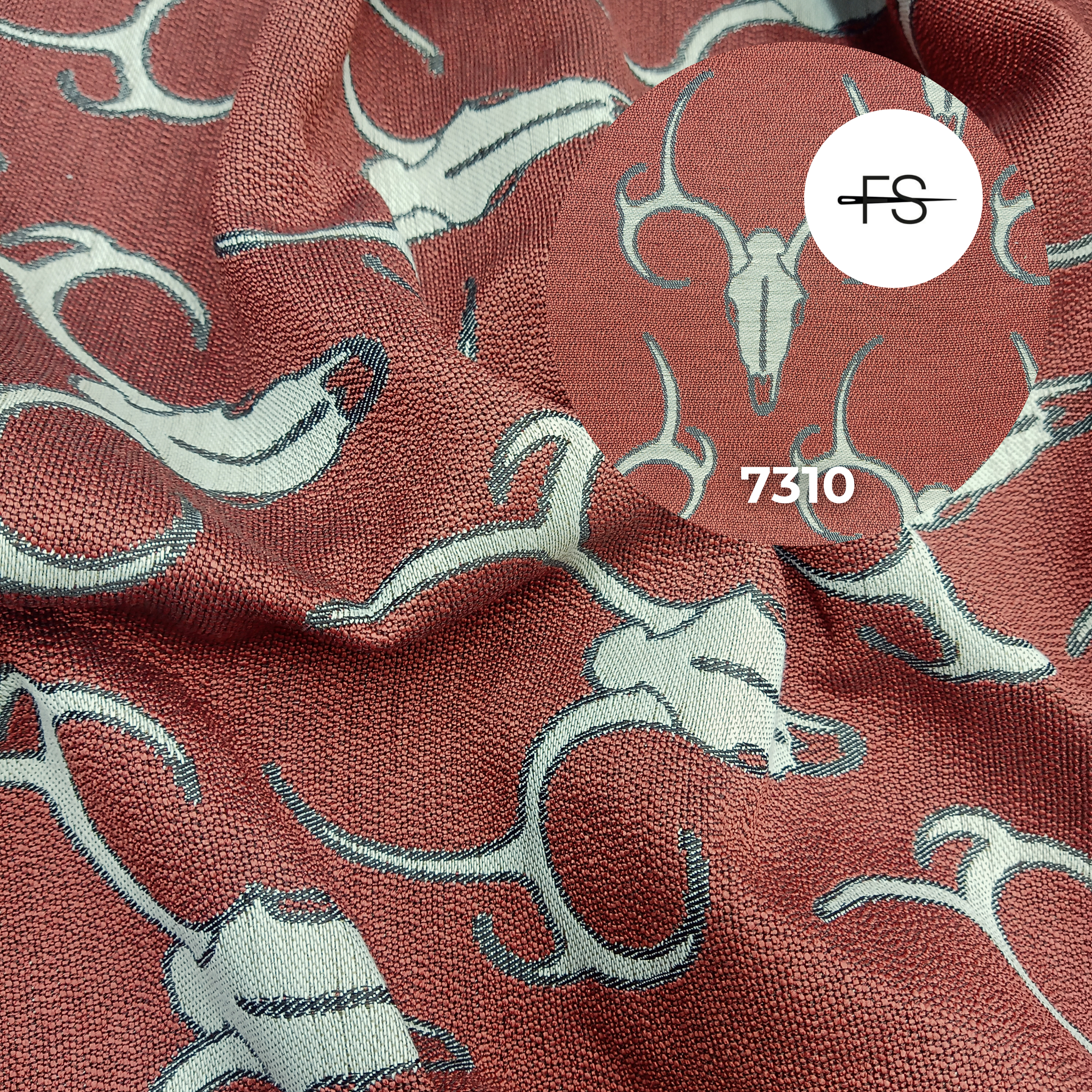 Upholstery fabric : Safari Buck head