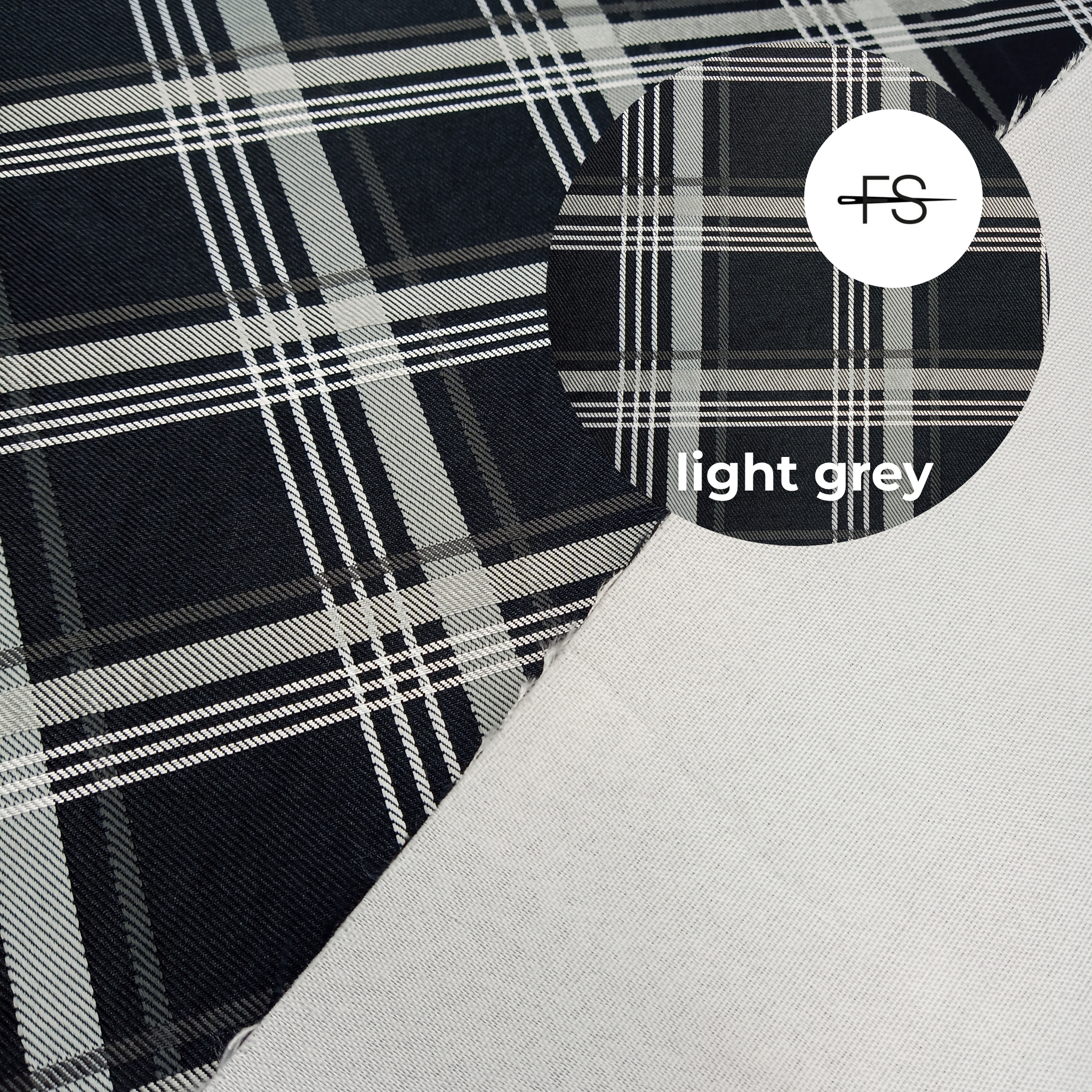 Checkered Motor fabric