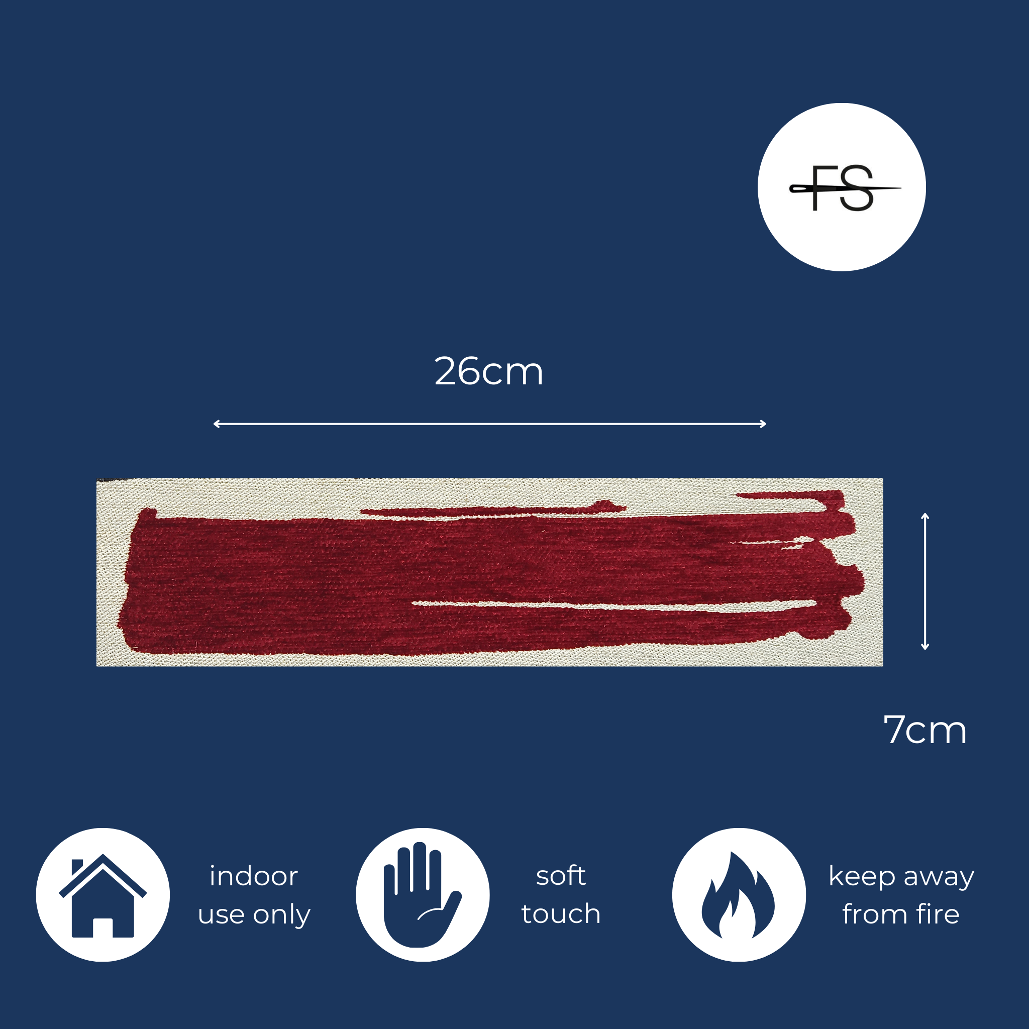 Upholstery fabric : Brushstroke