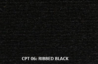 Carpet CPT 06 Ribbed Black