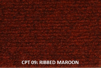 Carpet CPT 09 Ribbed Maroon