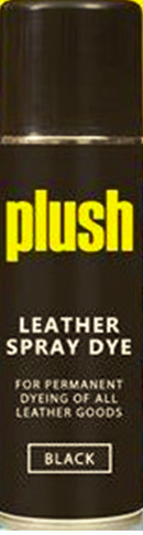 Plush Leather Spray Dye Black