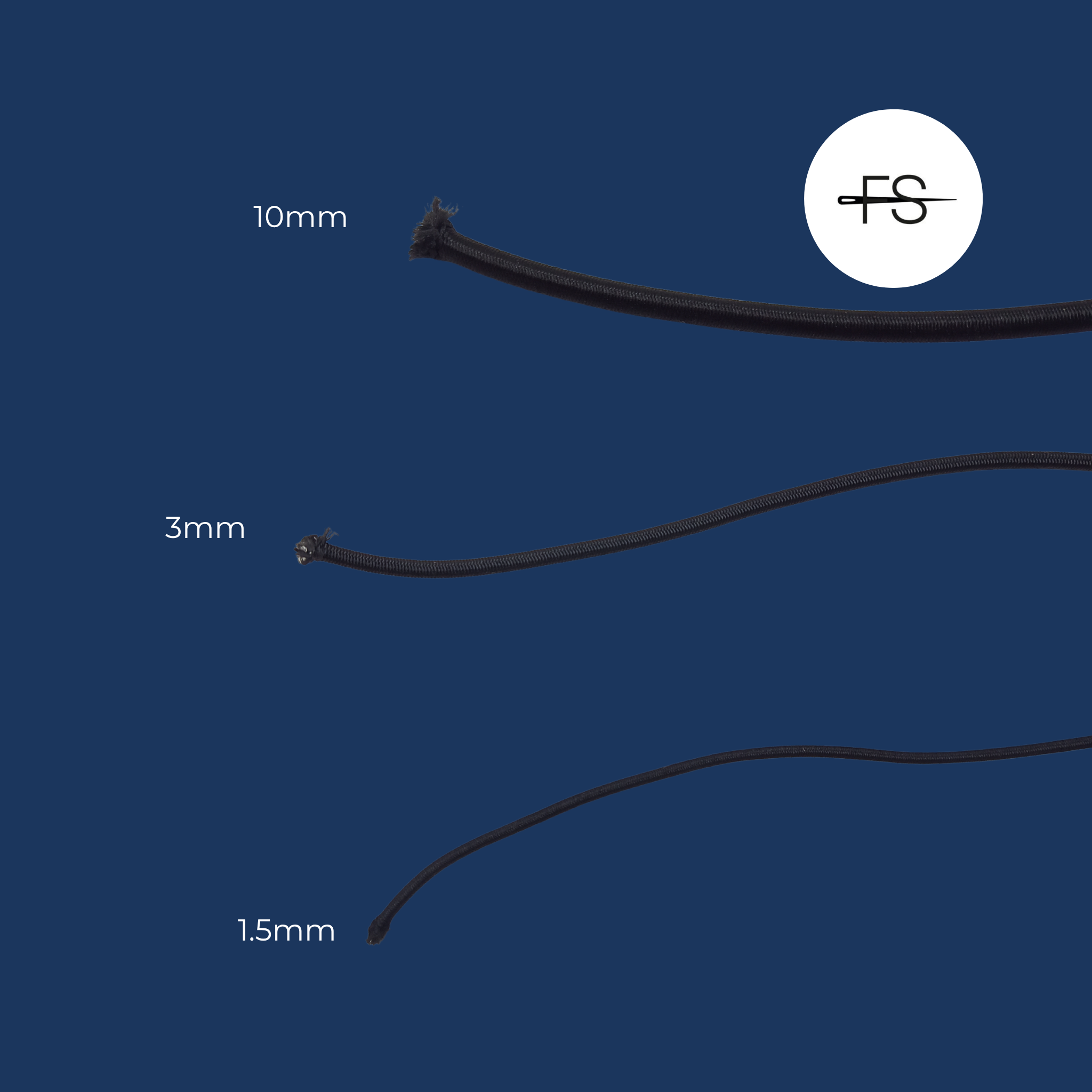 Shock cord elastic rope