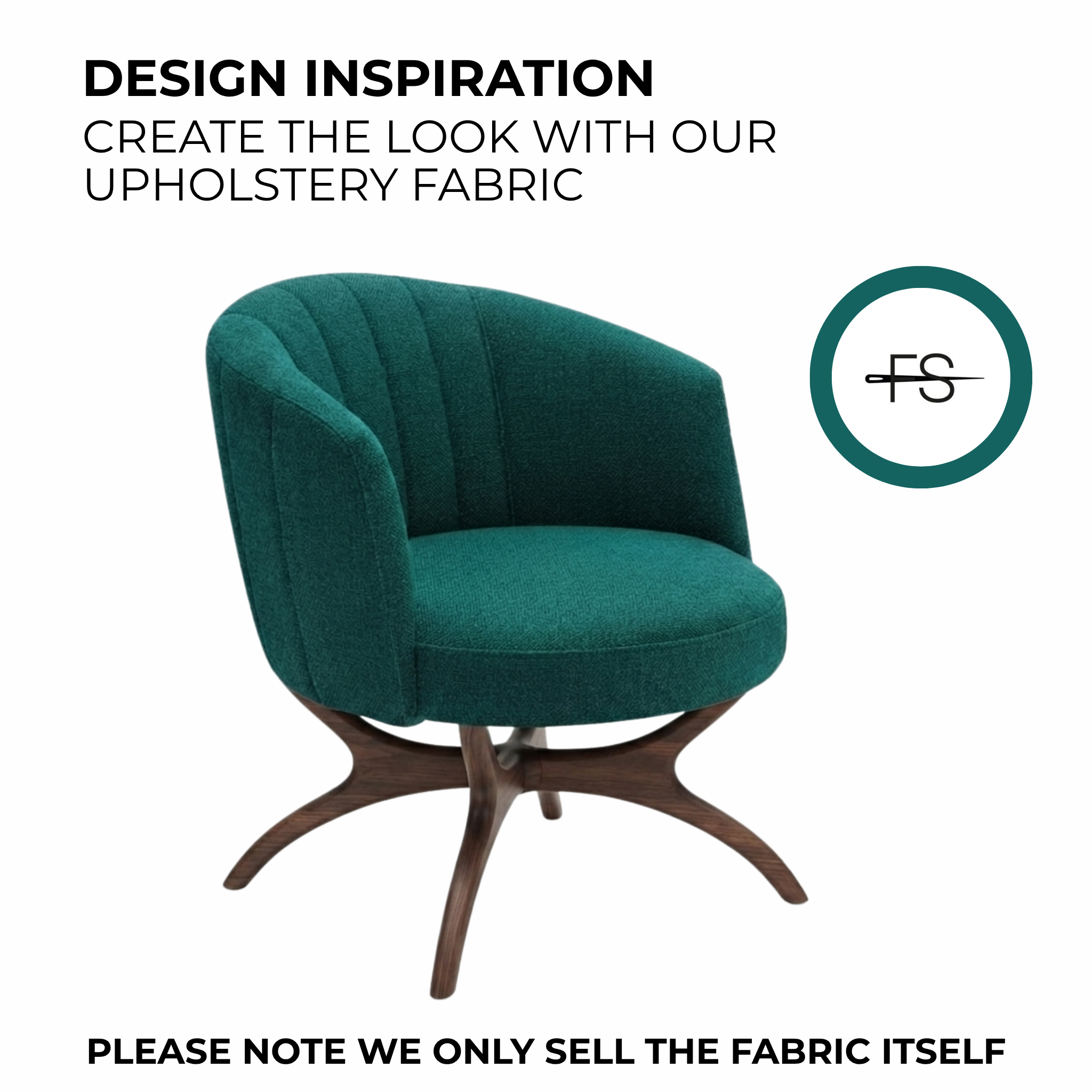 Upholstery fabric: Princess Teal