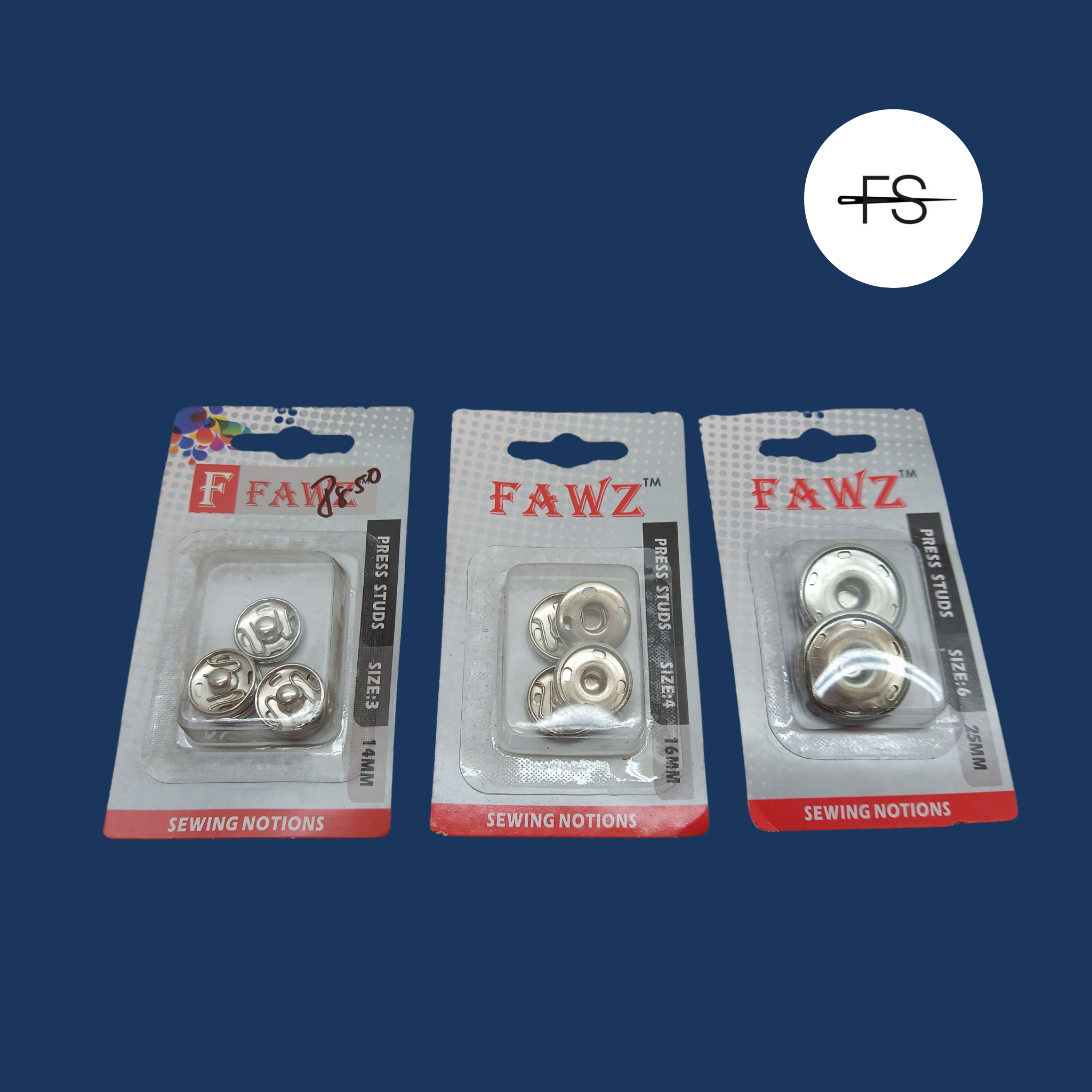 Press studs FAWS