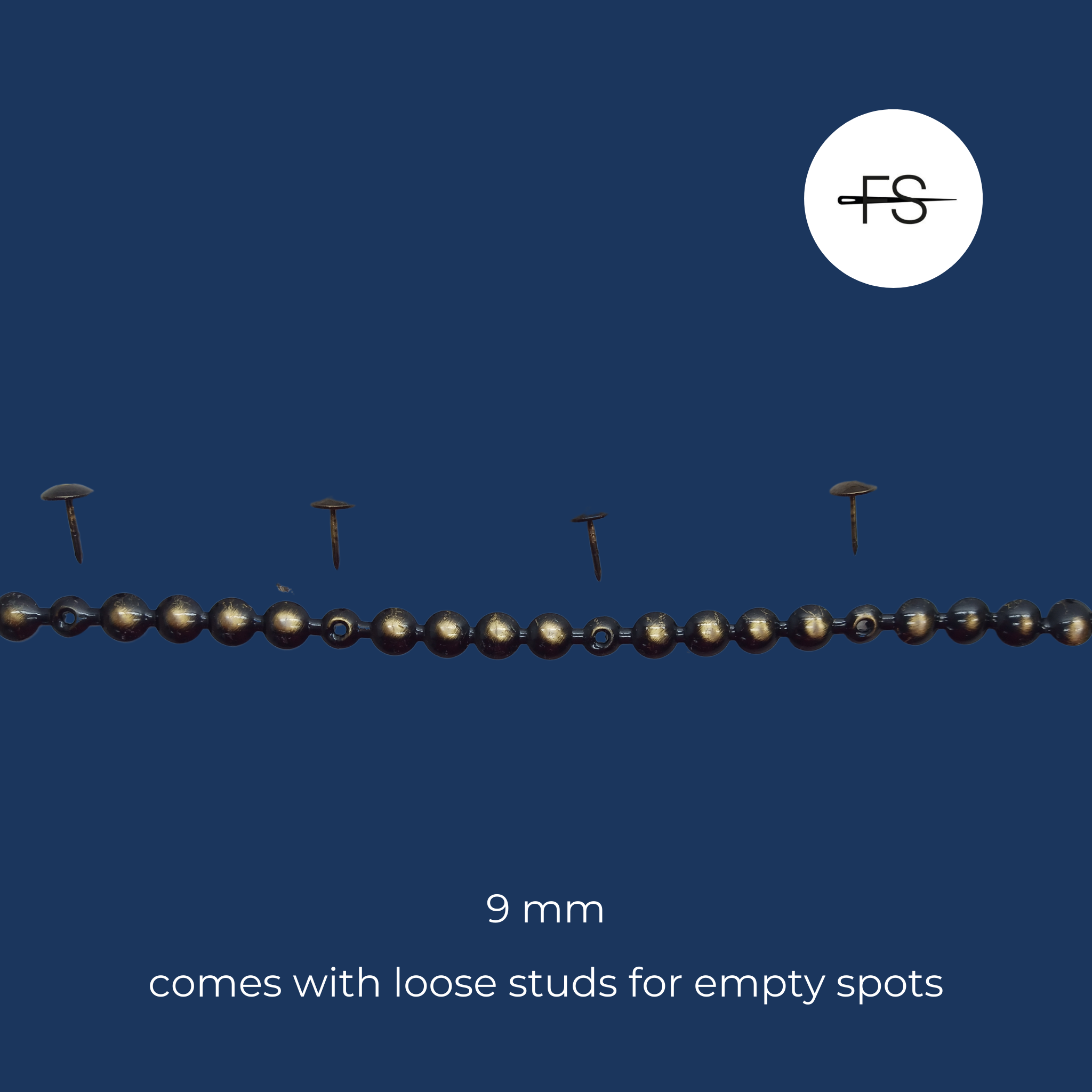 Decor Strips 1 meter Black and Bronze