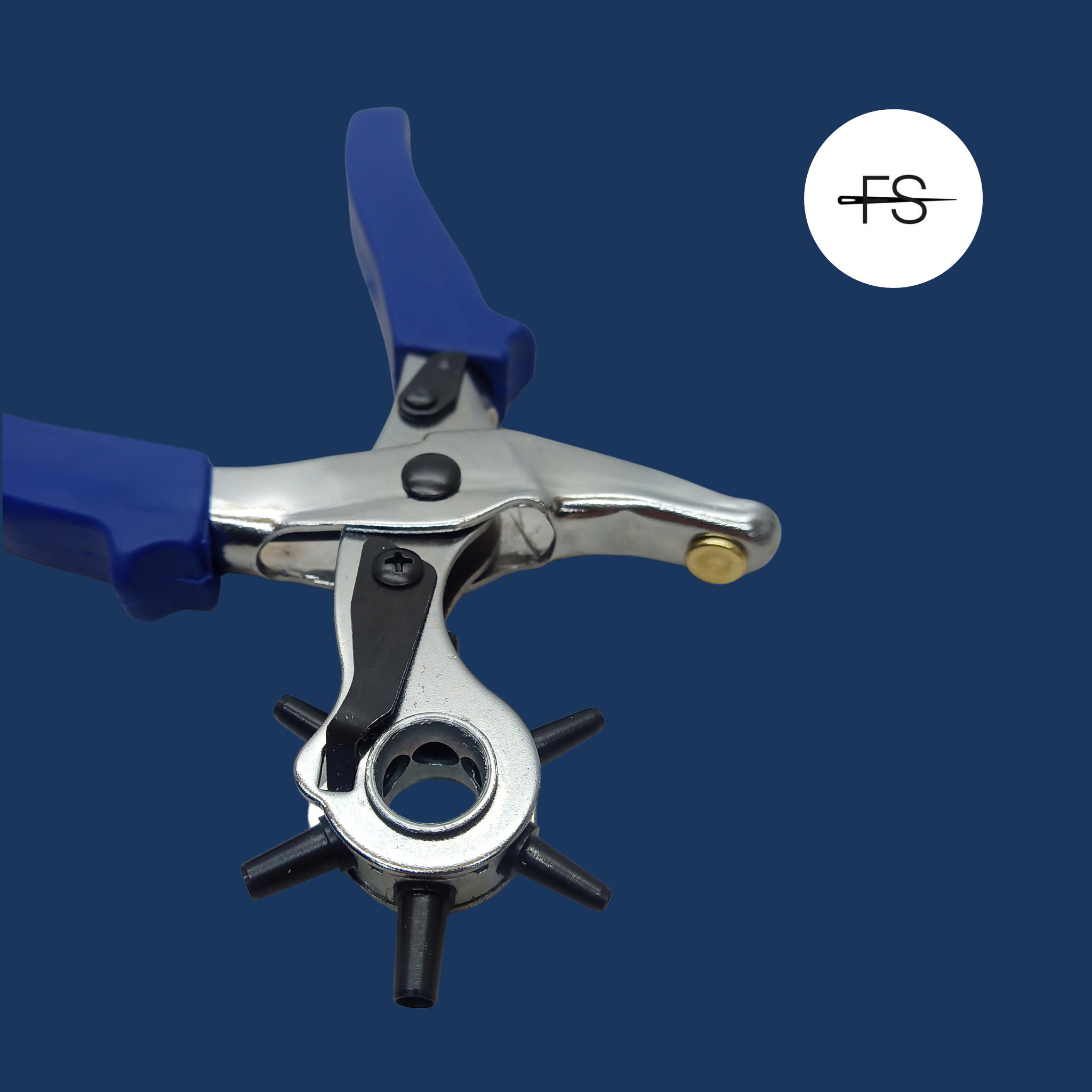 Revolving punch pliers