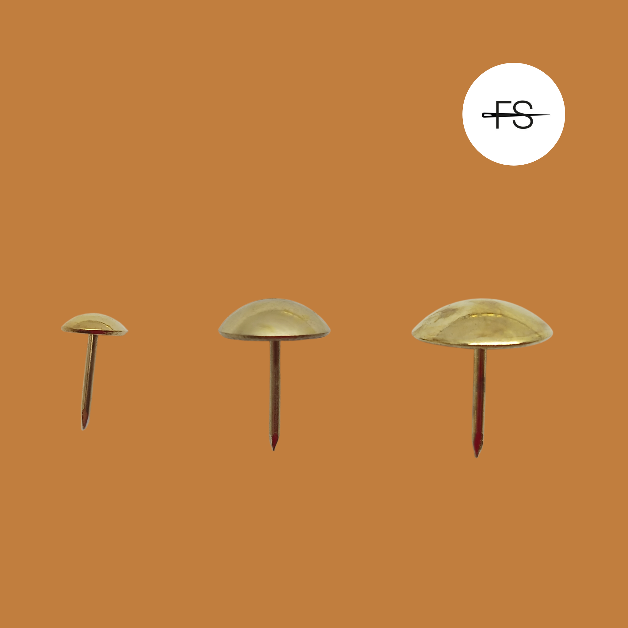Decor Studs Gold (loose)