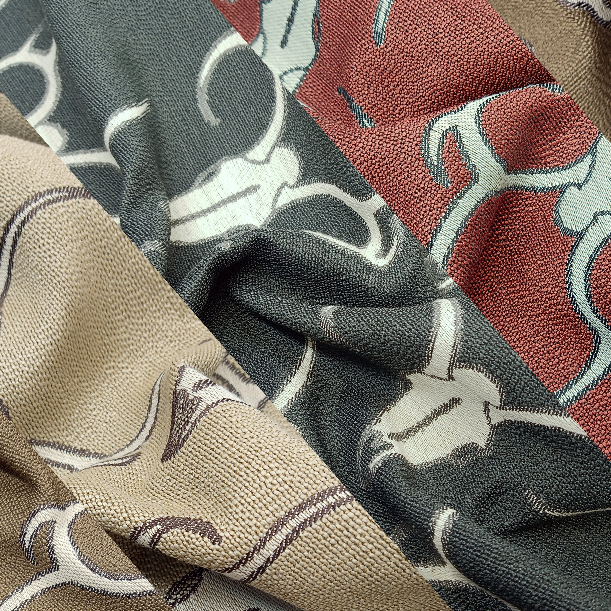 Upholstery fabric : Safari Buck head