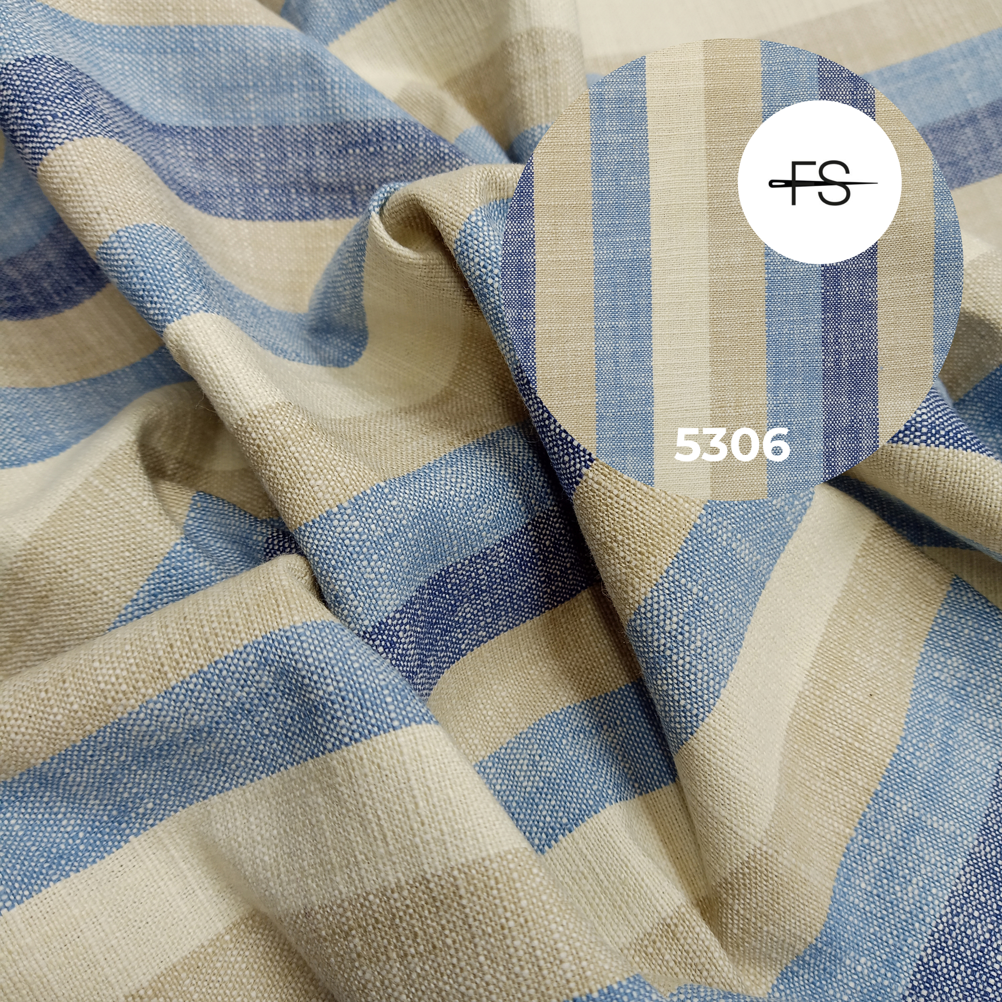 Upholstery fabric: Colourful stripes