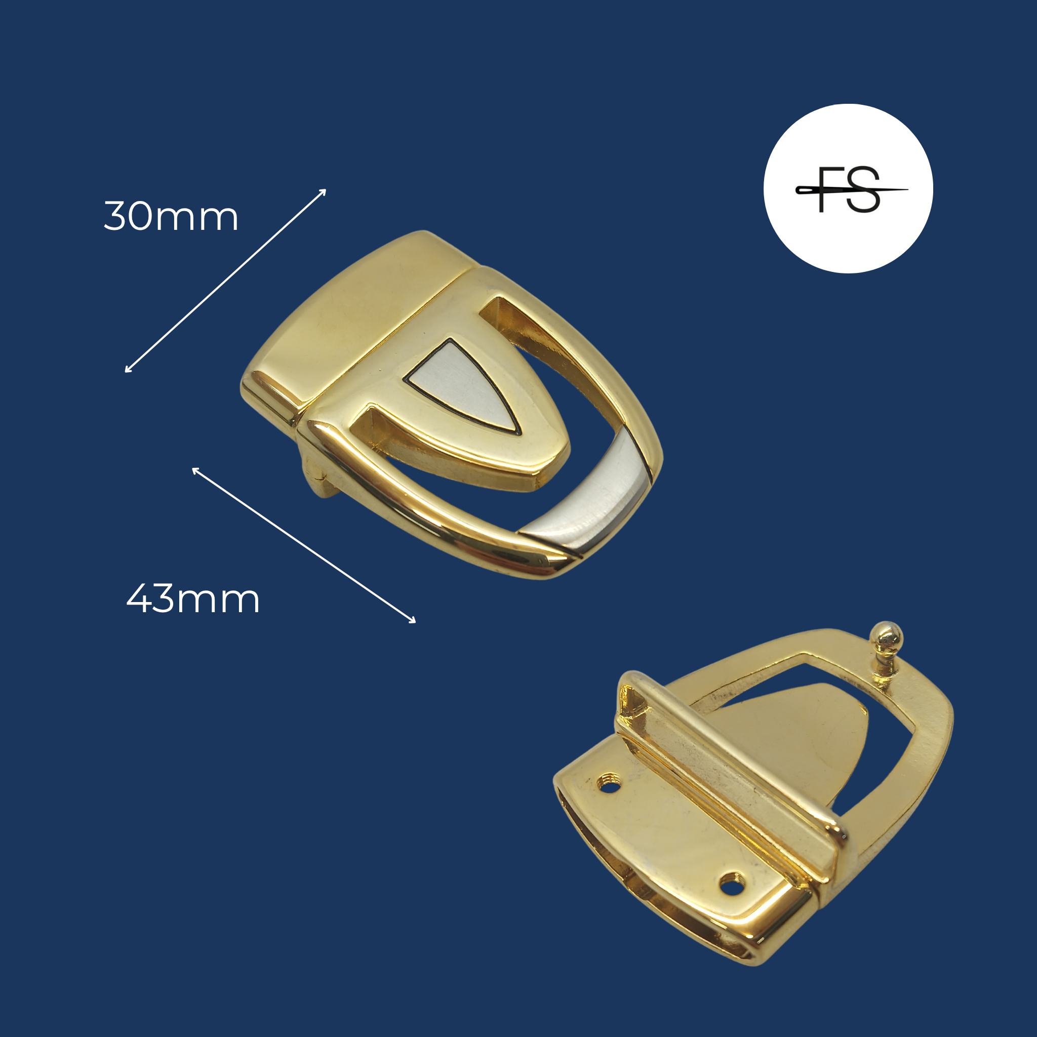 Golden Belt Buckles