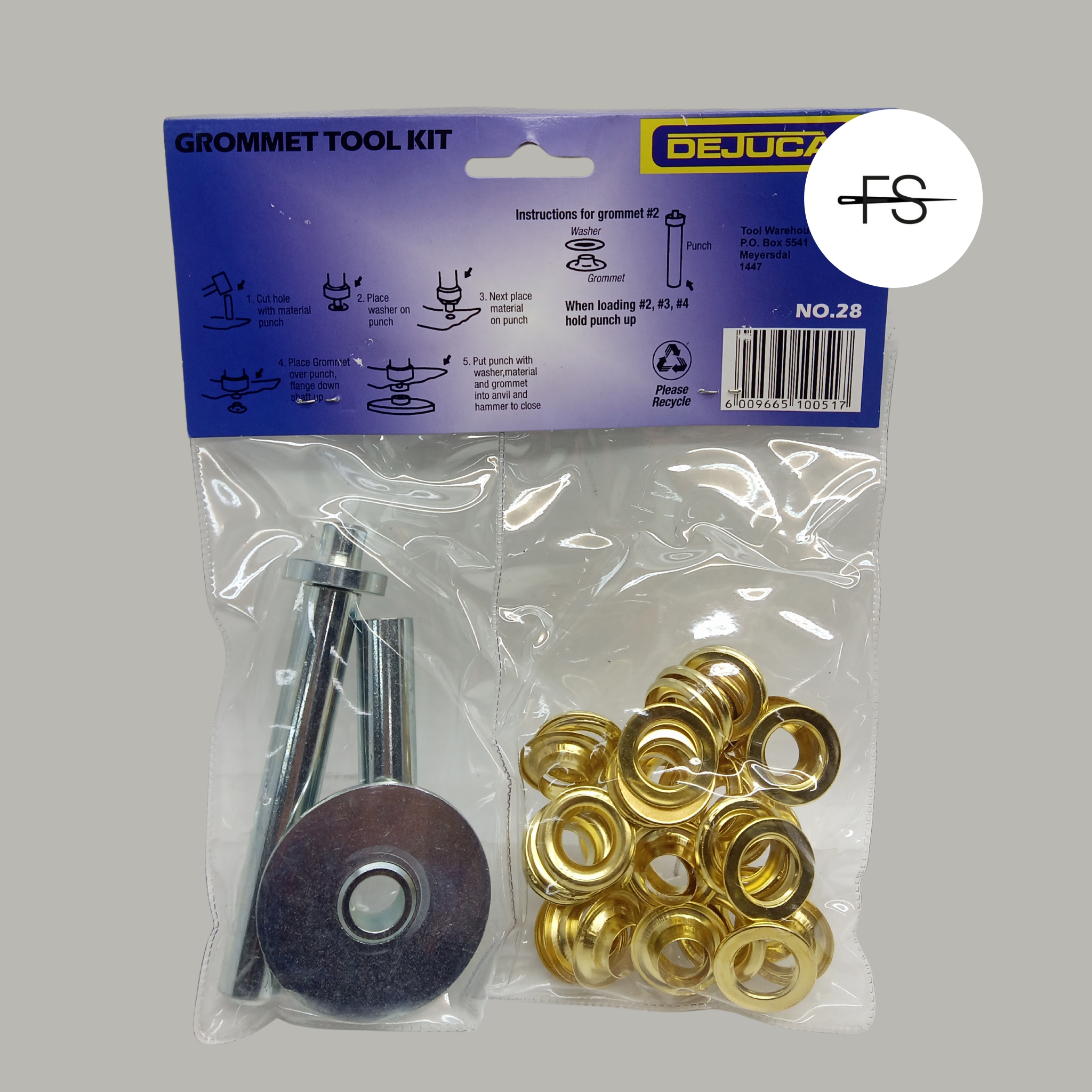 Grommet tool kit DEJUCA