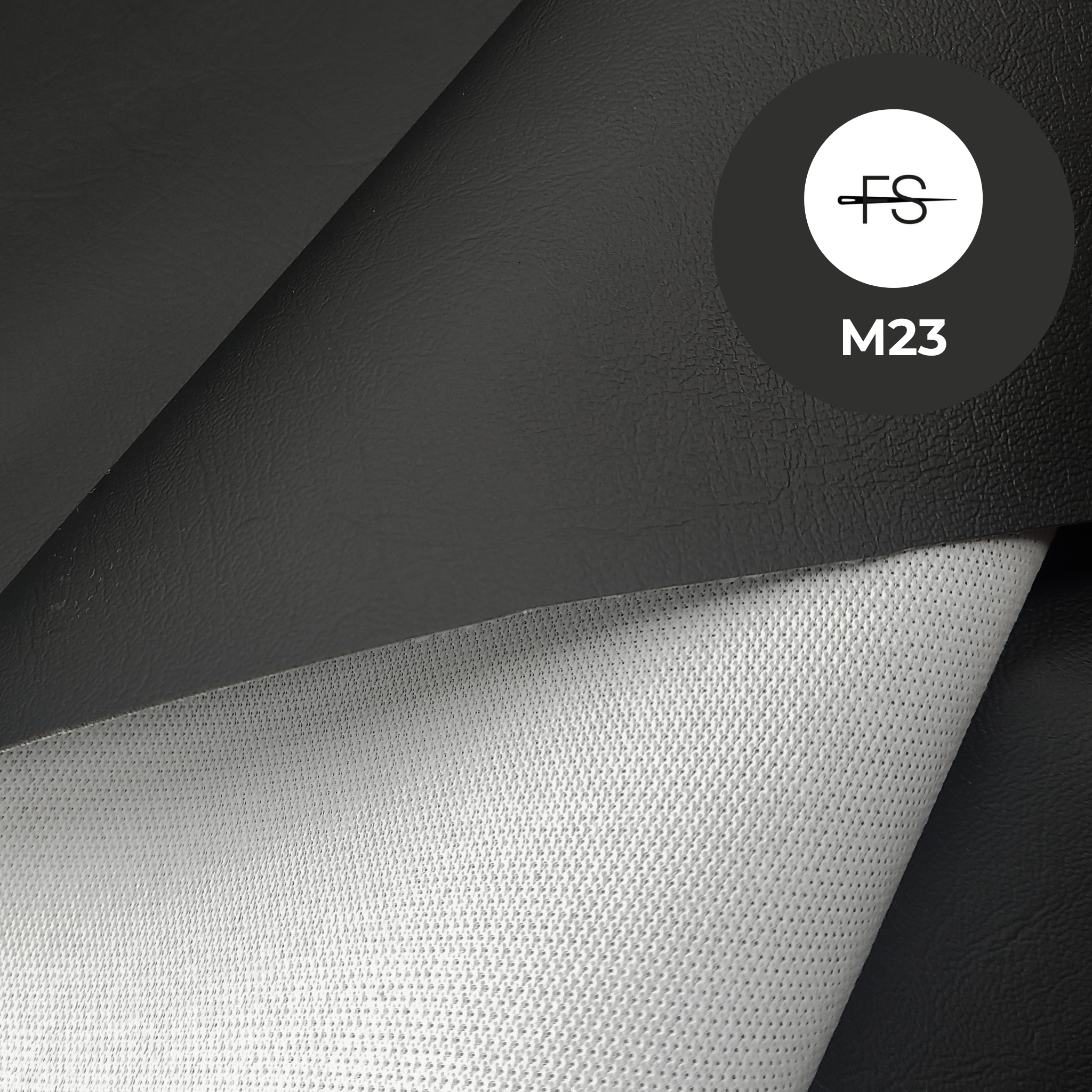 Black waterproof marine vinyl 