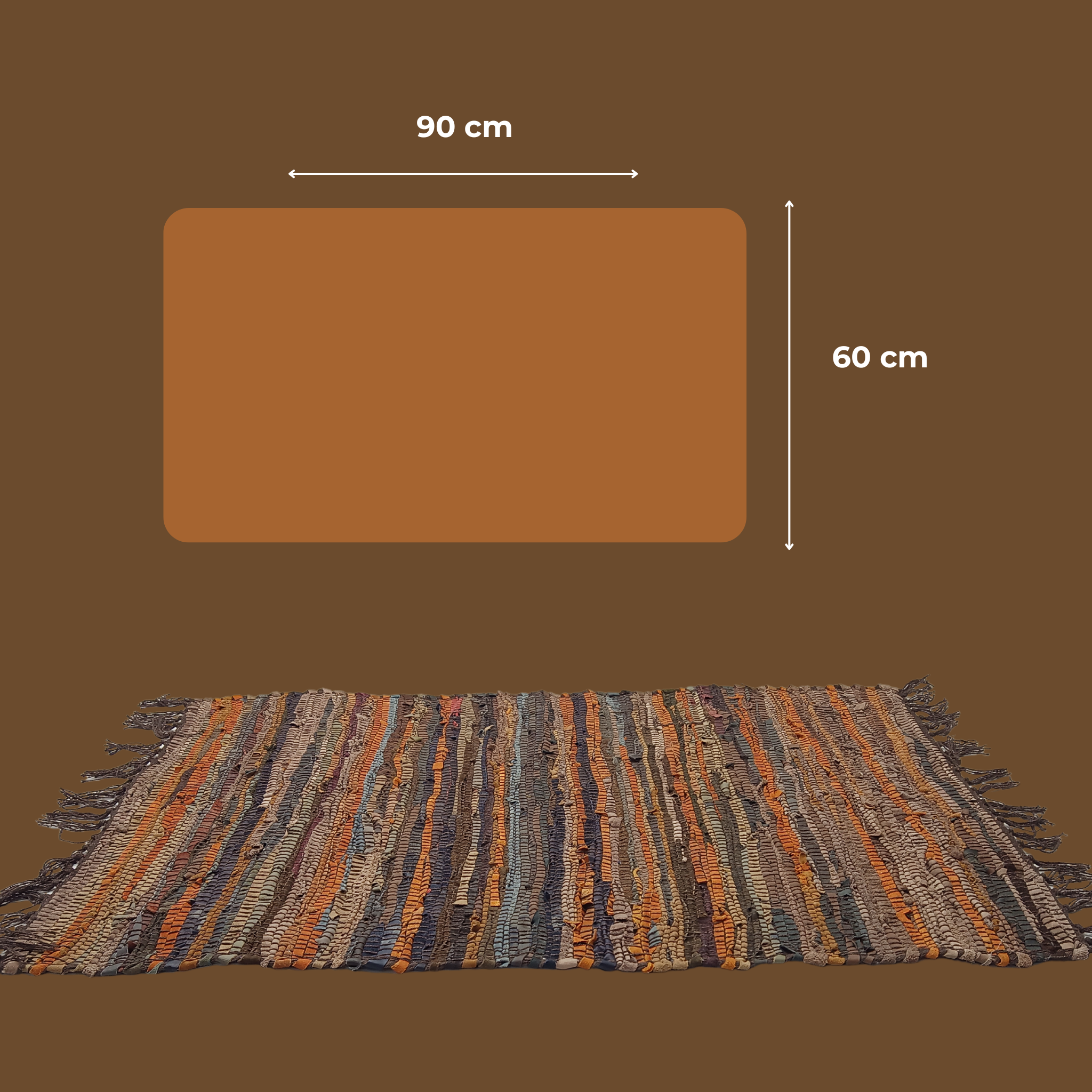 Genuine leather/vinyl mat