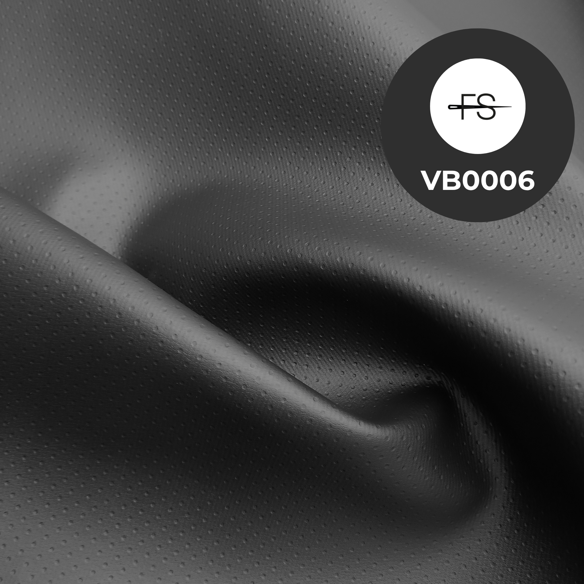 Semi Perforated Black Vinyl