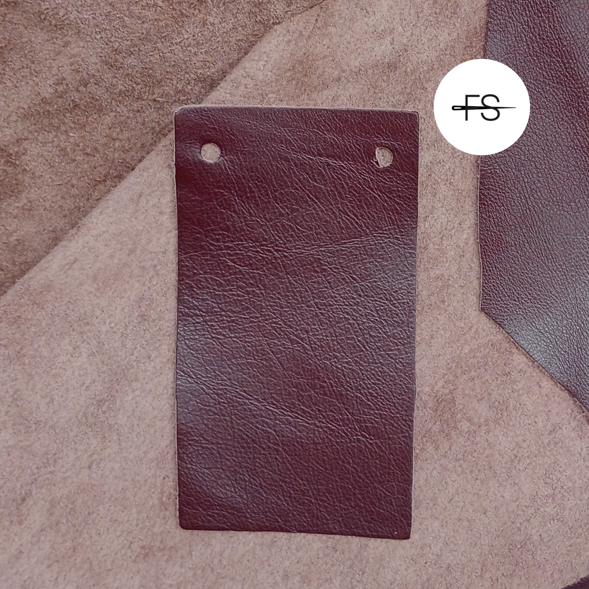 Genuine leather Ox blood maroon