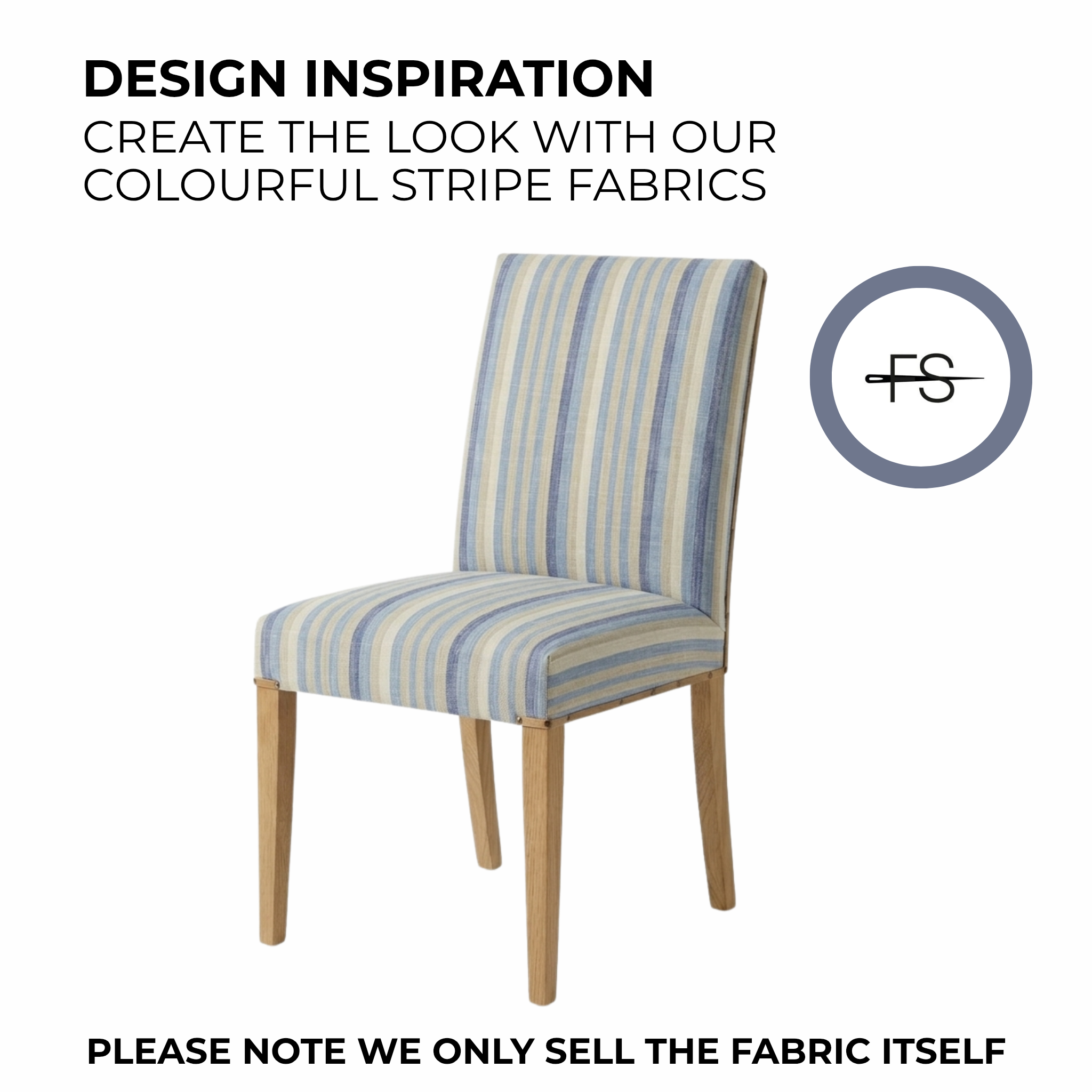 Upholstery fabric: Colourful stripes