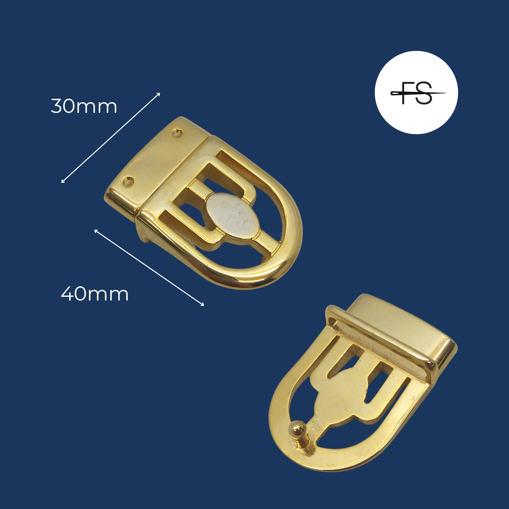 Golden Belt Buckles