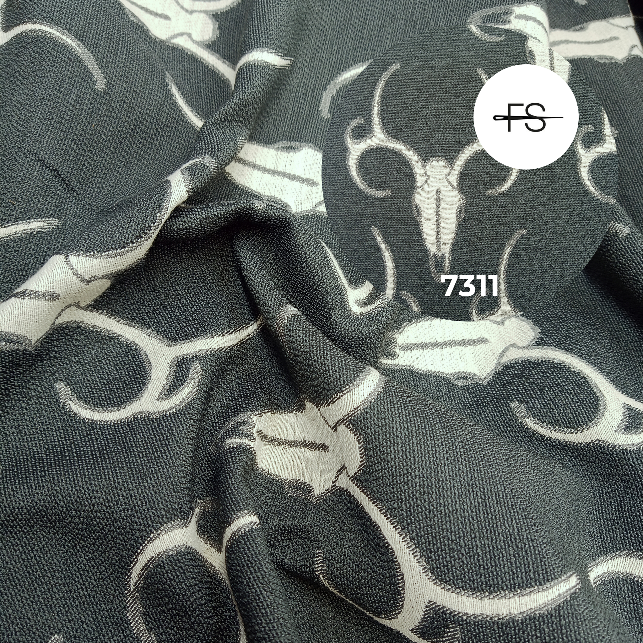Upholstery fabric : Safari Buck head