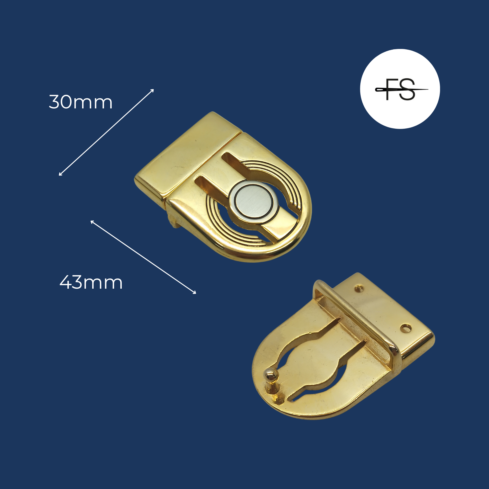 Golden Belt Buckles