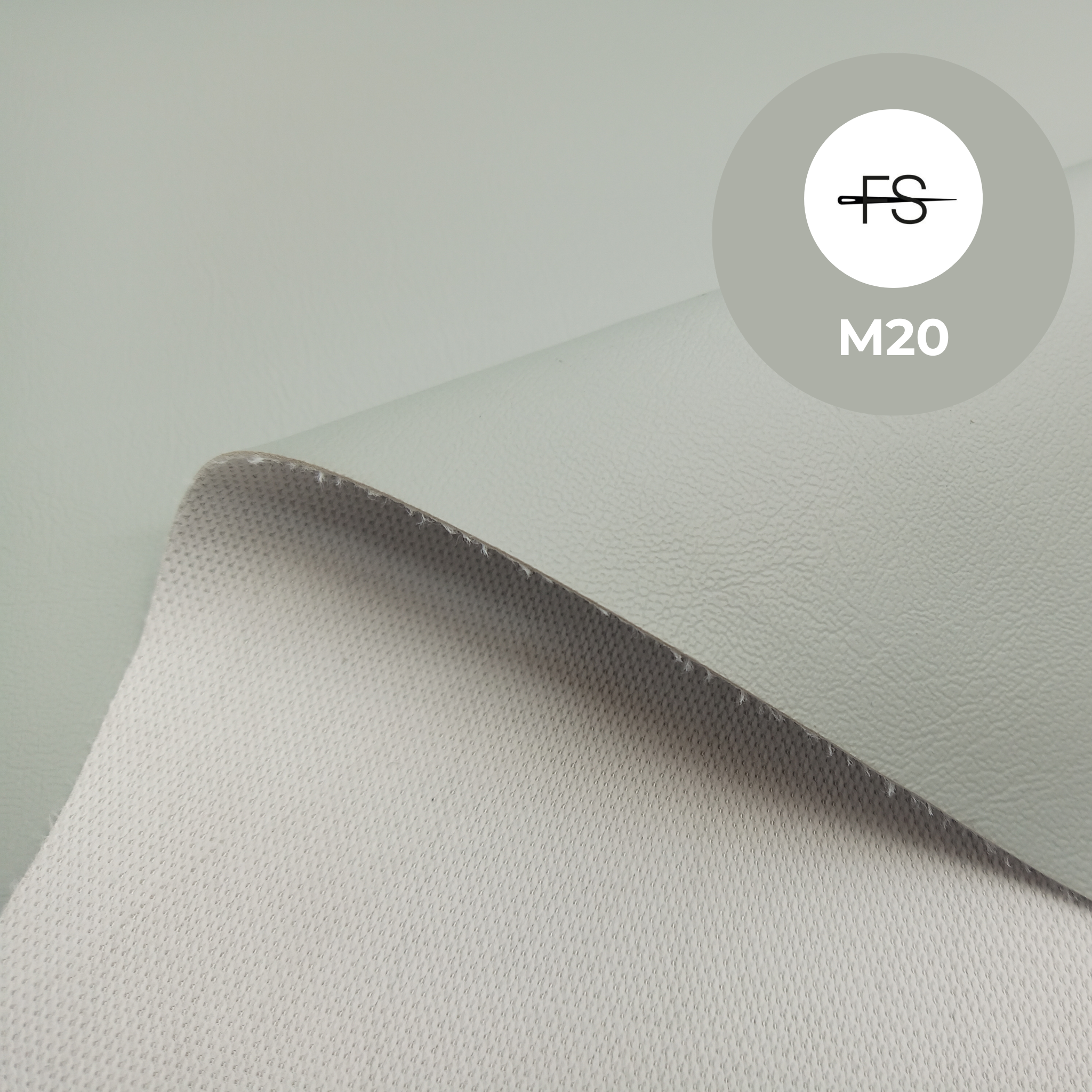 Light grey waterproof marine vinyl 