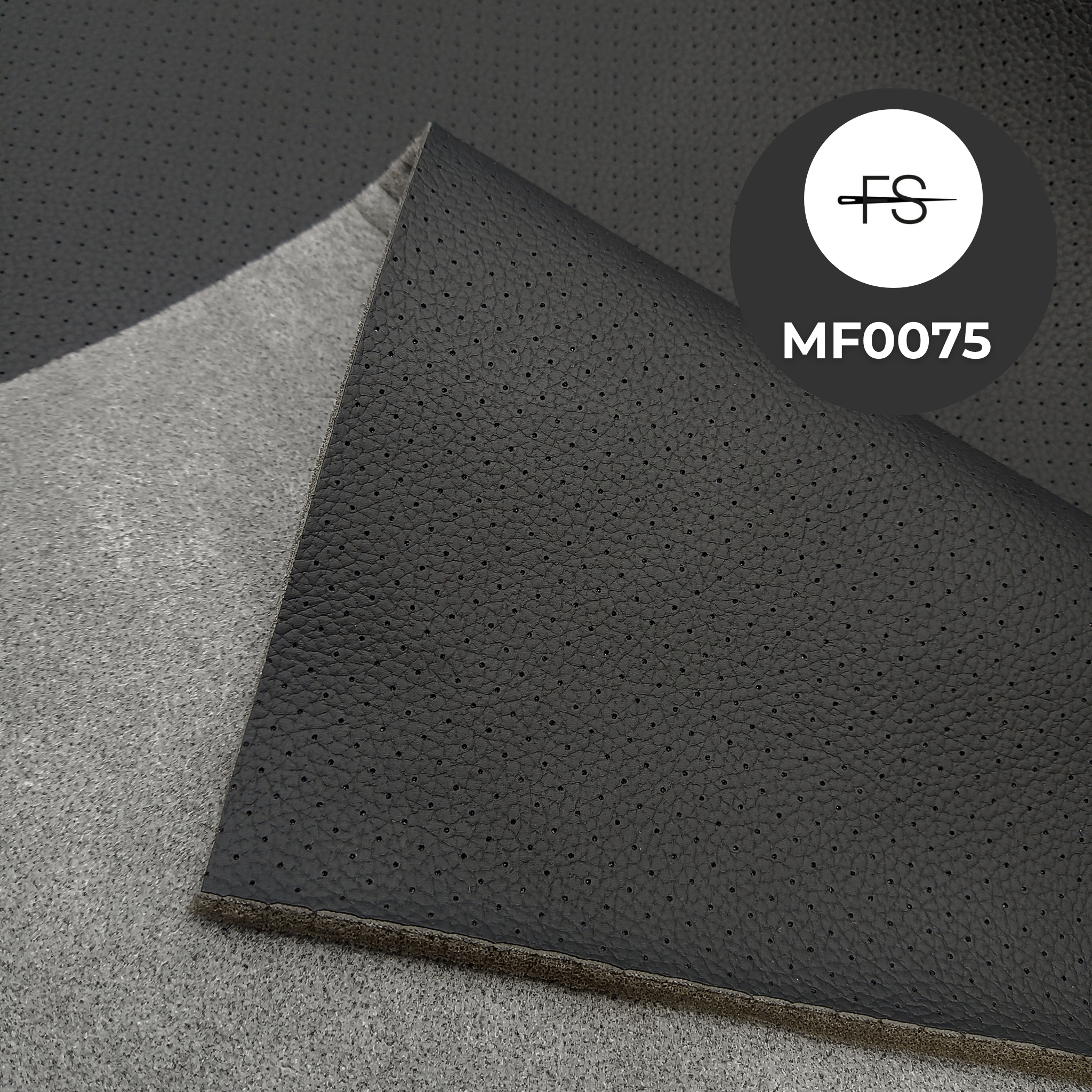 Vinyl Motor fabric with a sponge/foam backing