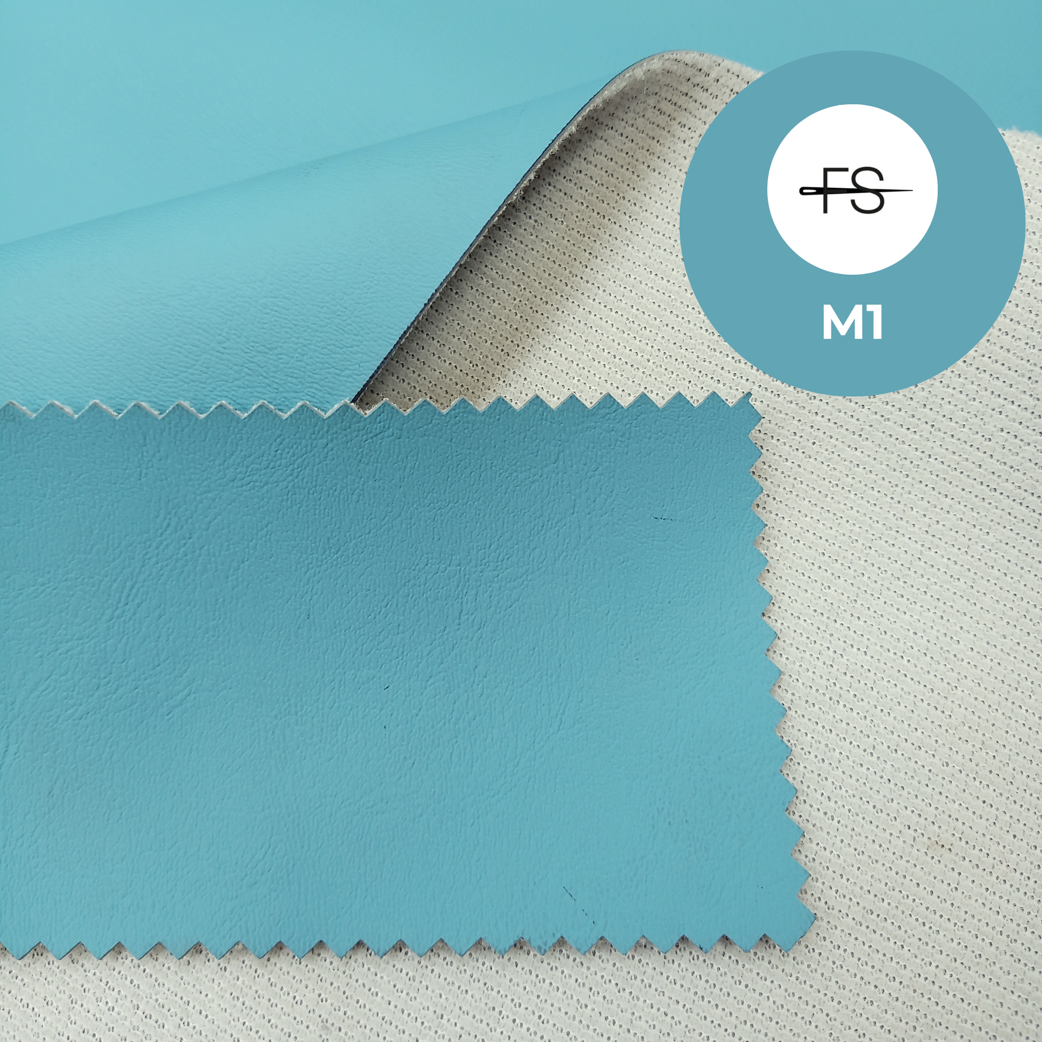 Light blue waterproof marine vinyl 