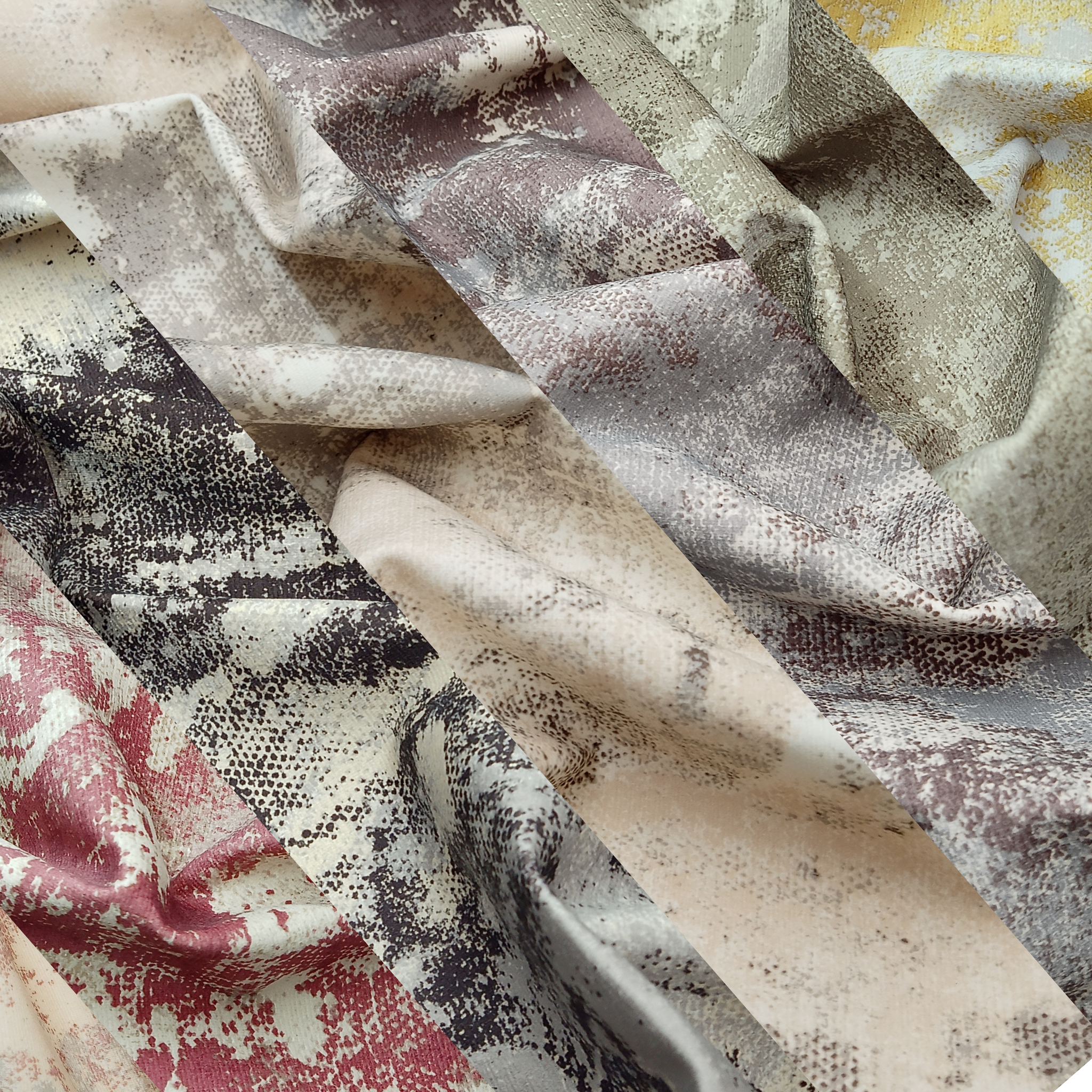 Upholstery fabric: Abstract tie dye