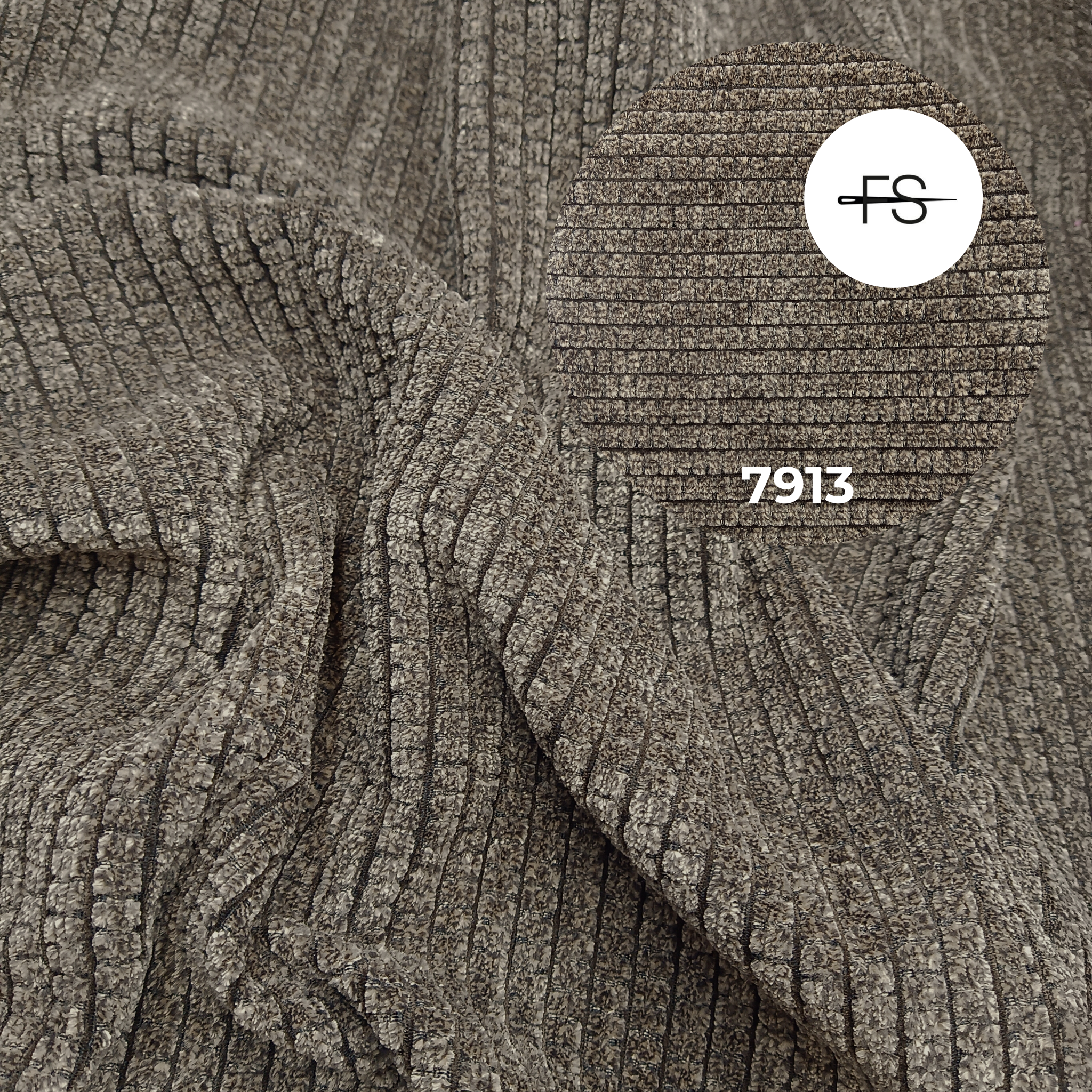 Upholstery fabric: Grey Brown