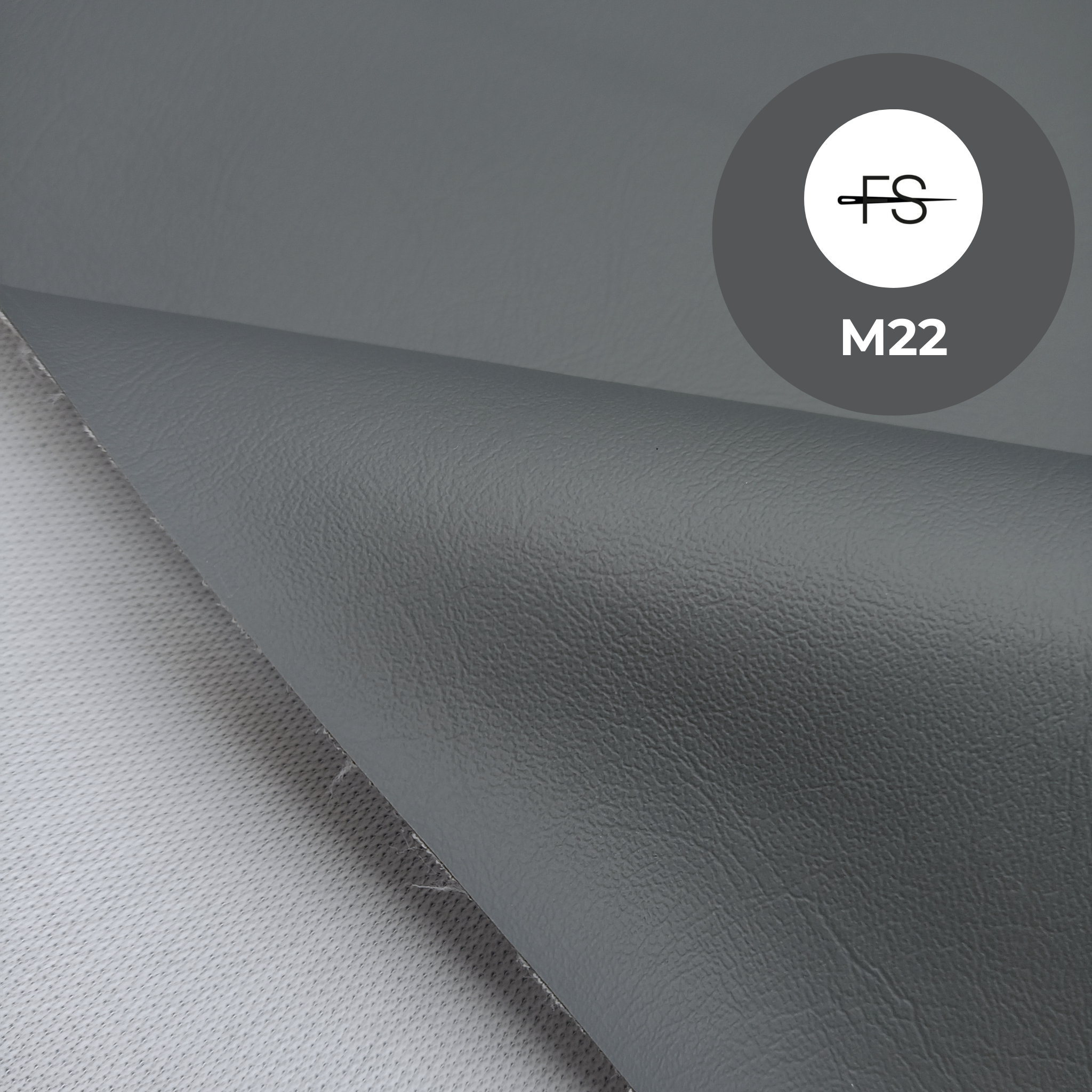Grey waterproof marine vinyl 