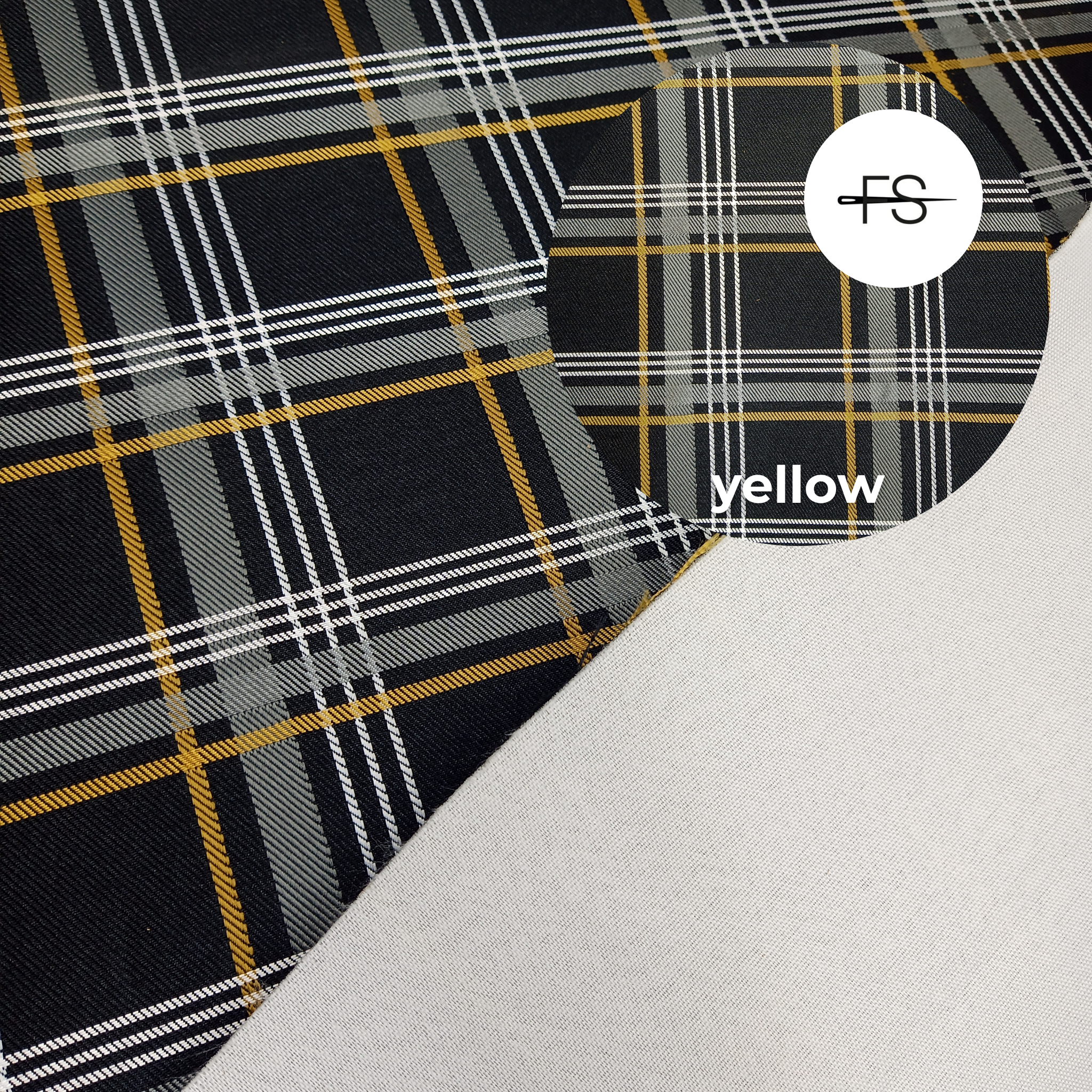 Checkered Motor fabric