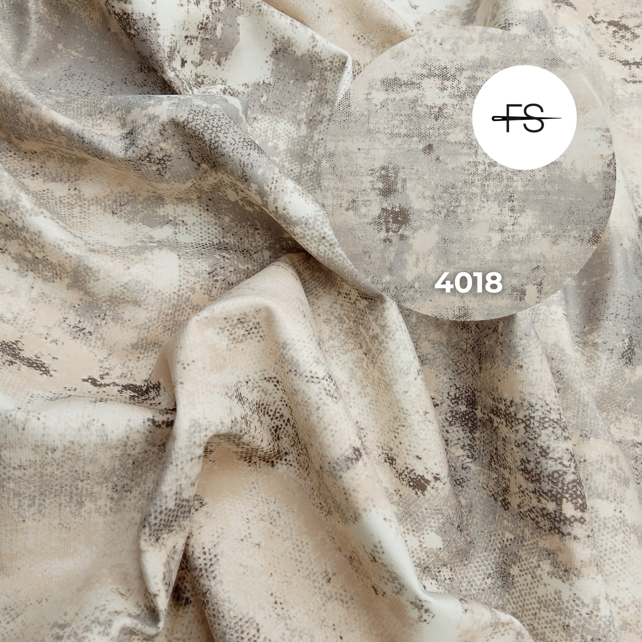 Upholstery fabric: Abstract tie dye