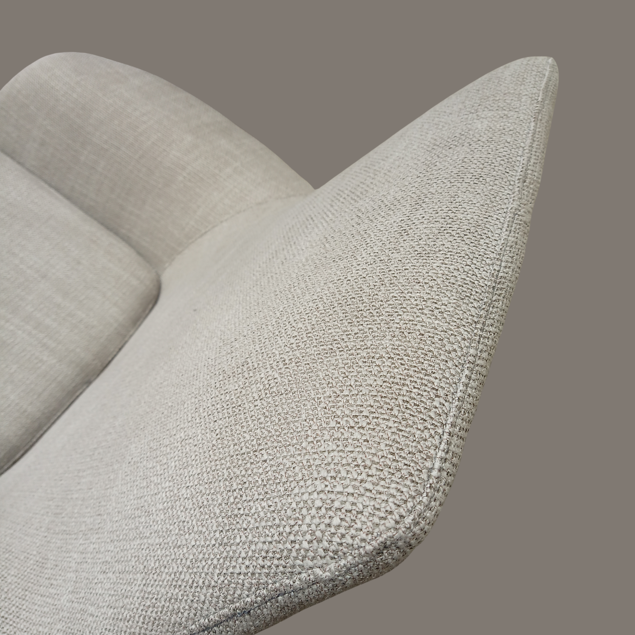 Beige Grey Armchair
