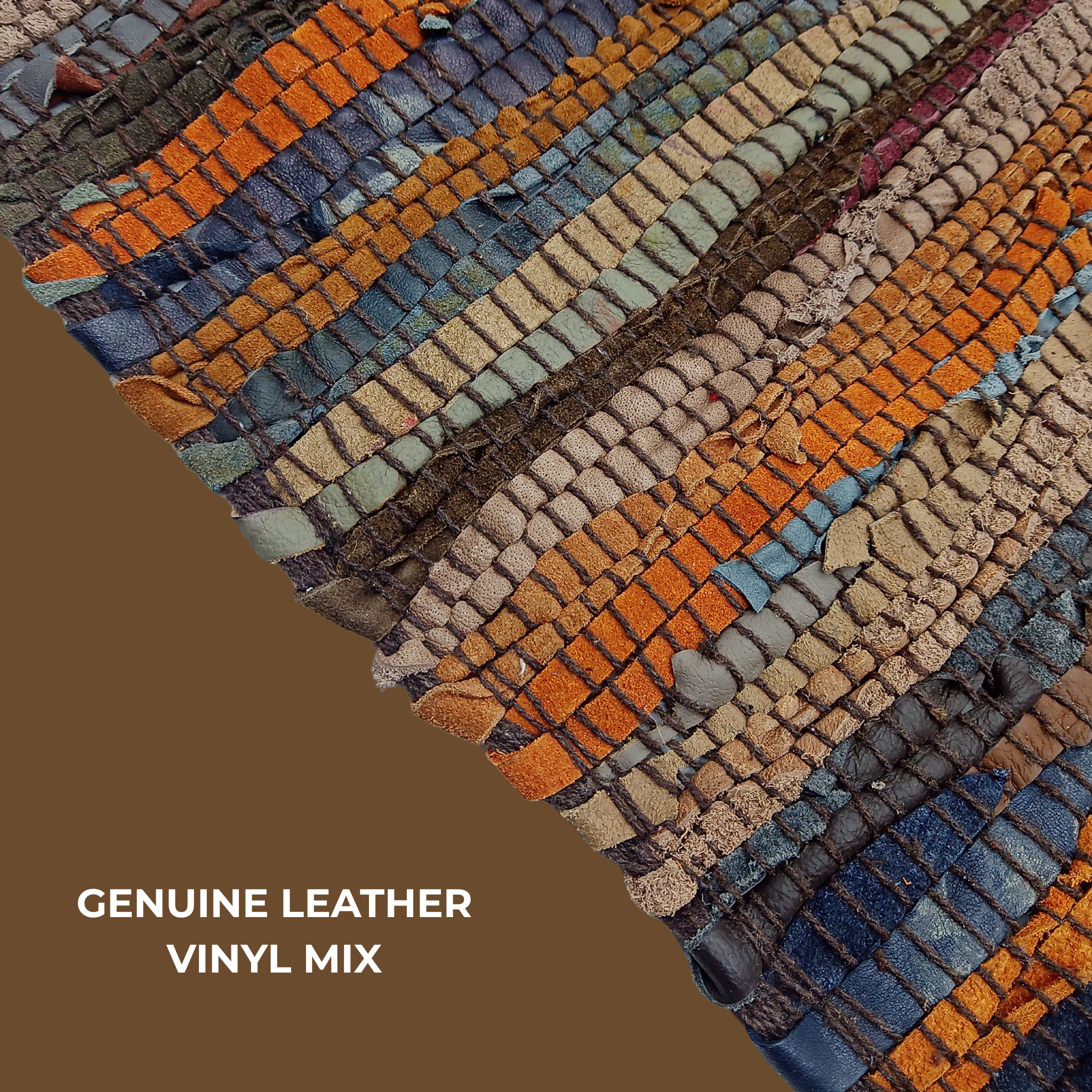 Genuine leather/vinyl mat