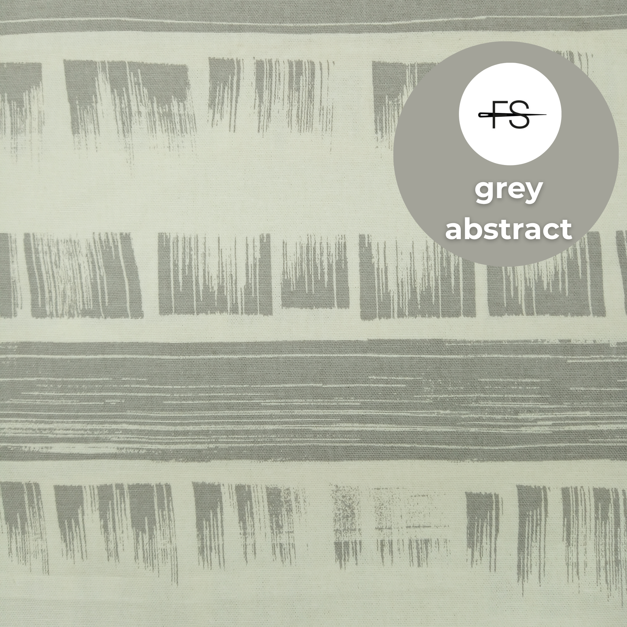 Fabric Tablecloth : Grey Abstract