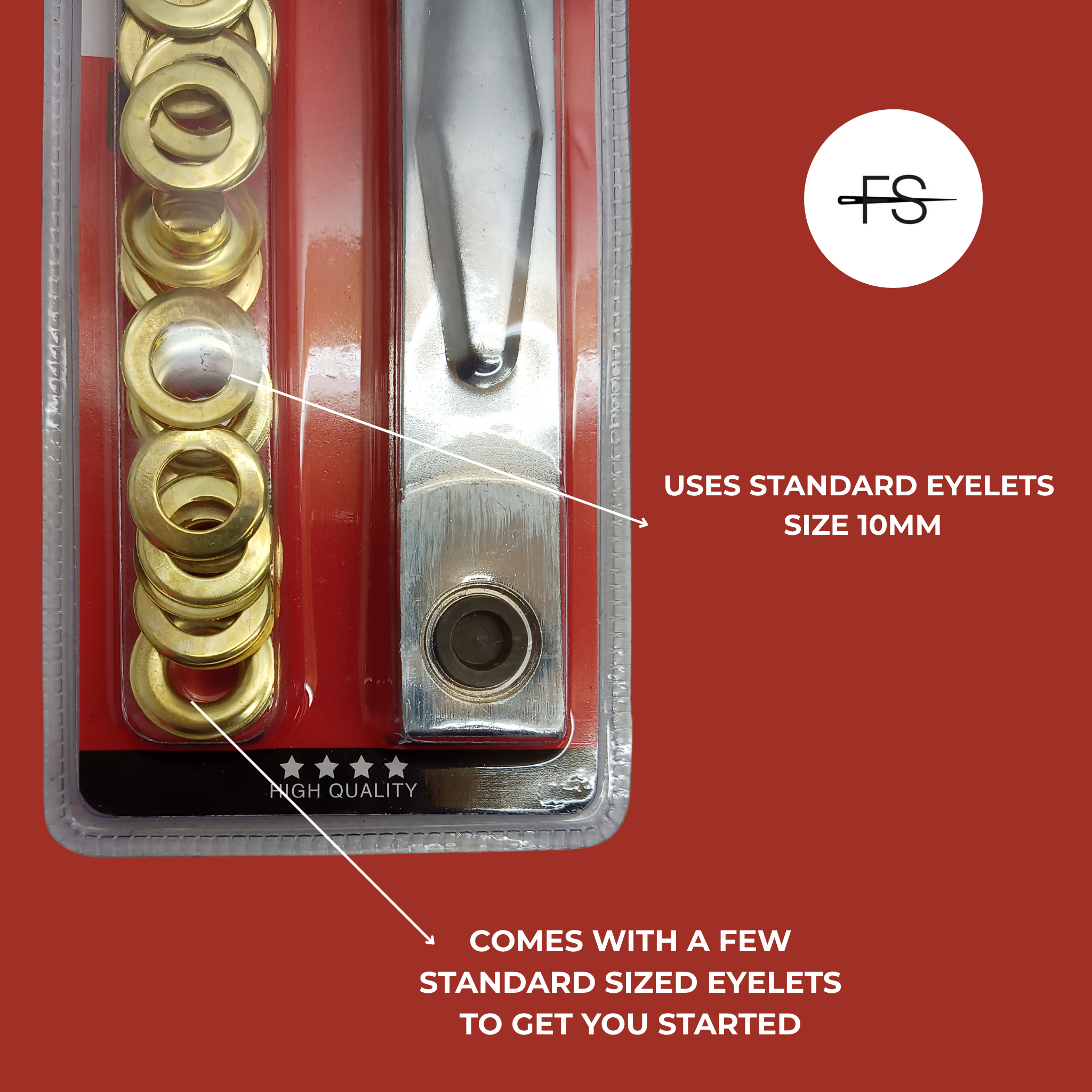 Standard eyelets pliers
