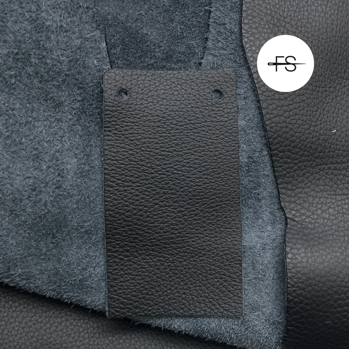 Genuine Leather Black omega top