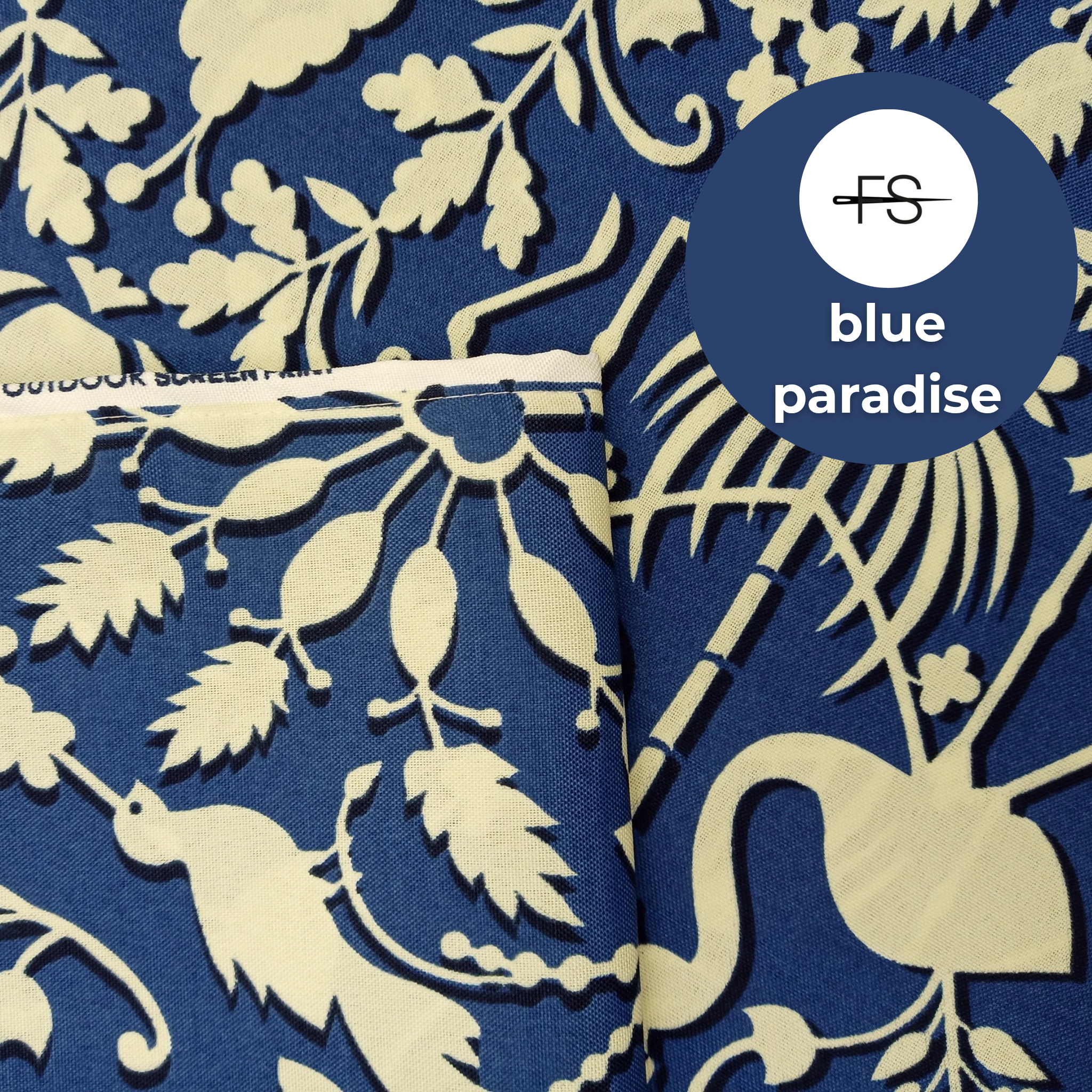 Fabric Table cloth: Blue Paradise