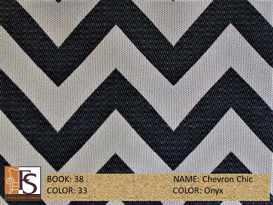 Chevron Chic Onyx